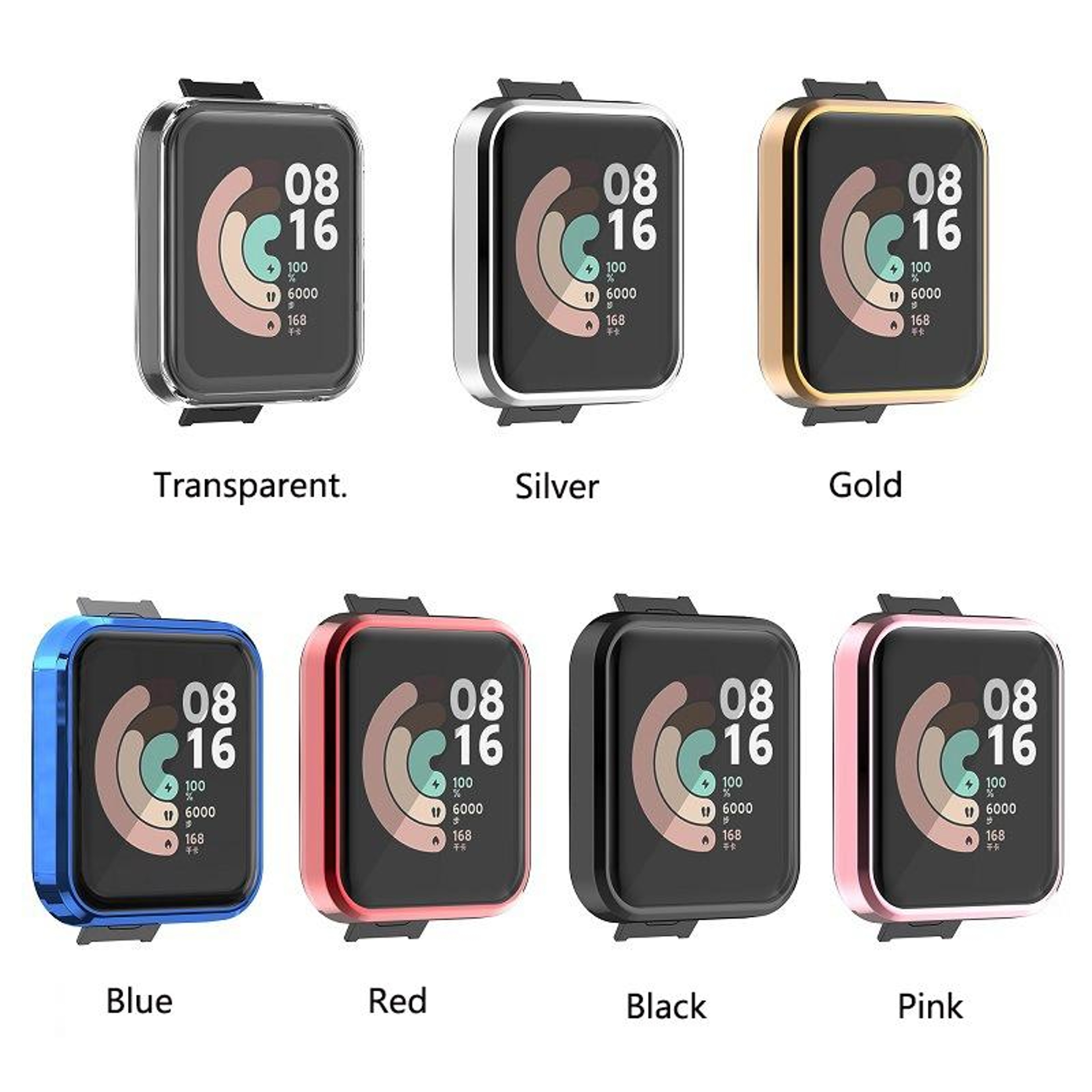 Xiaomi Redmi Watch TPU Protective Case Full Coverage Shockproof Smartwatch Cover 3