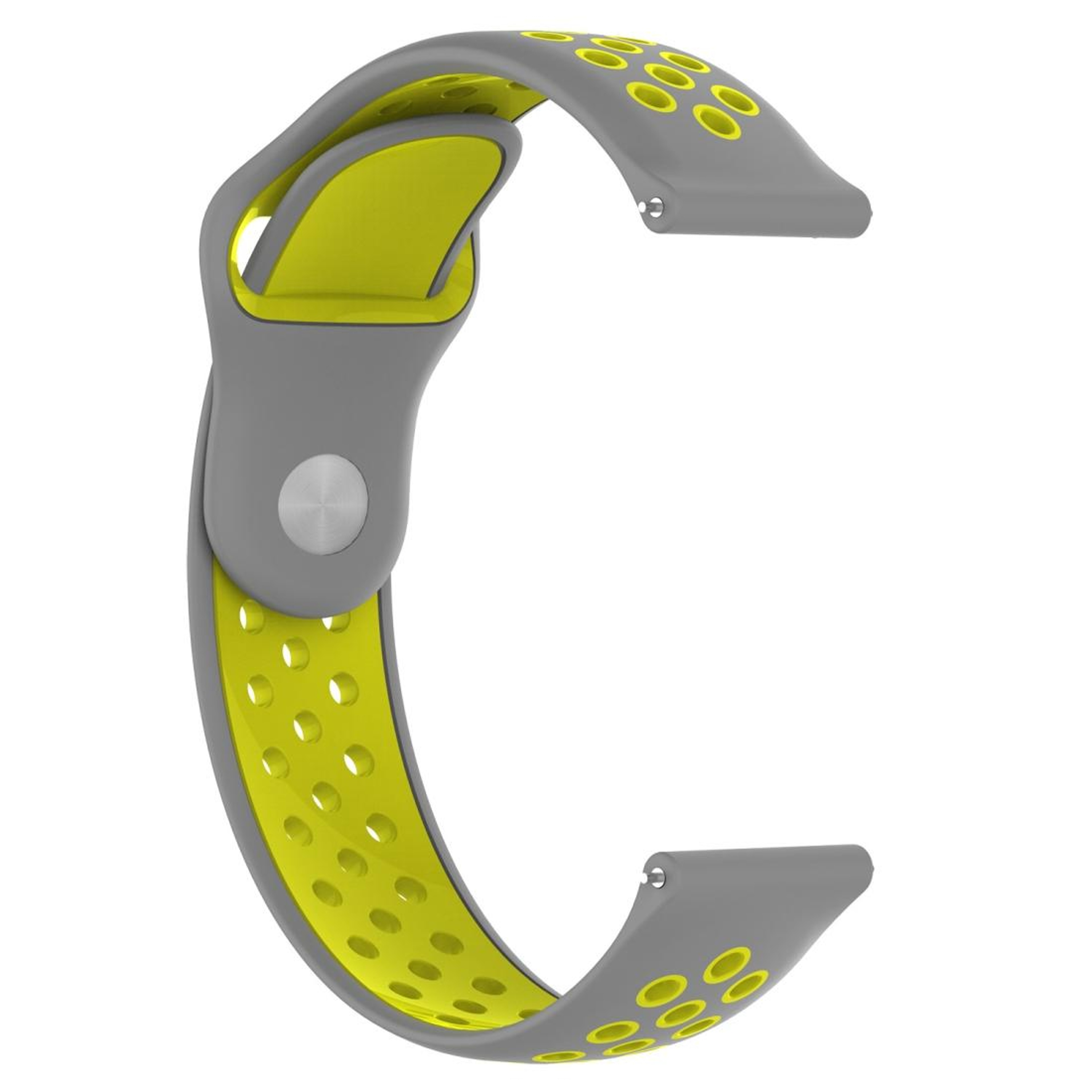 Dual Color Silicone Watch Band With Protective Cover For Samsung Galaxy Watch Gear S3 And TicWatch  4