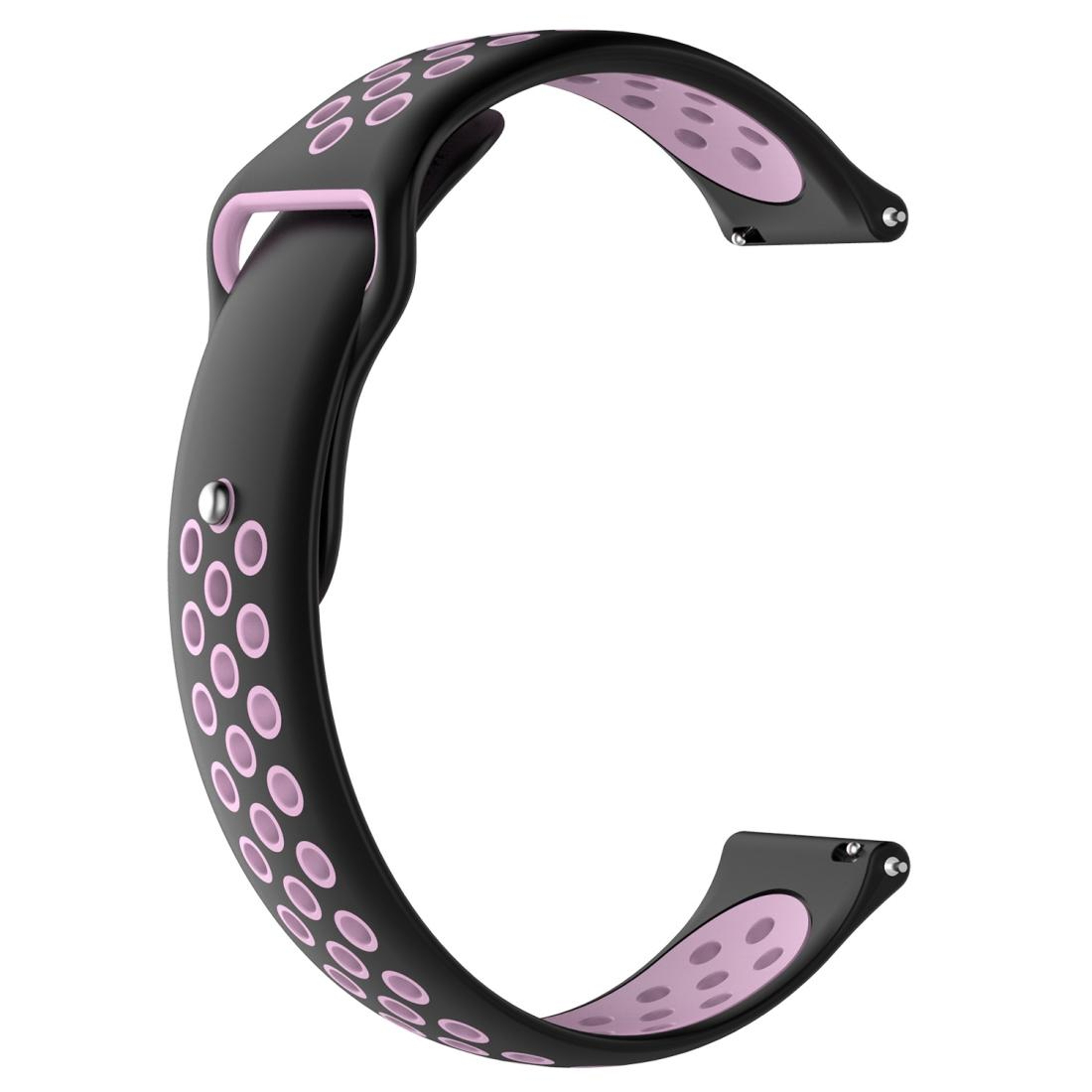 Dual Color Silicone Watch Band With Protective Cover For Samsung Galaxy Watch Gear S3 And TicWatch  5