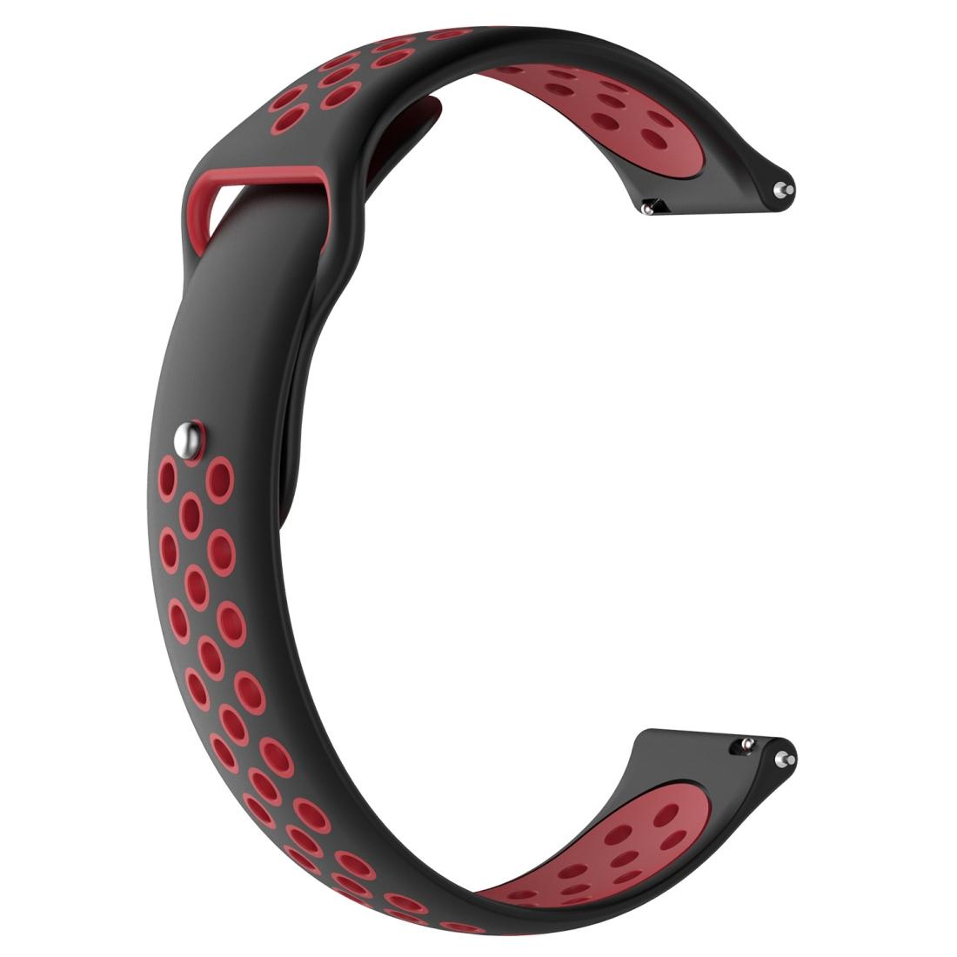 Dual Color Silicone Watch Band With Protective Cover For Samsung Galaxy Watch Gear S3 And TicWatch  7