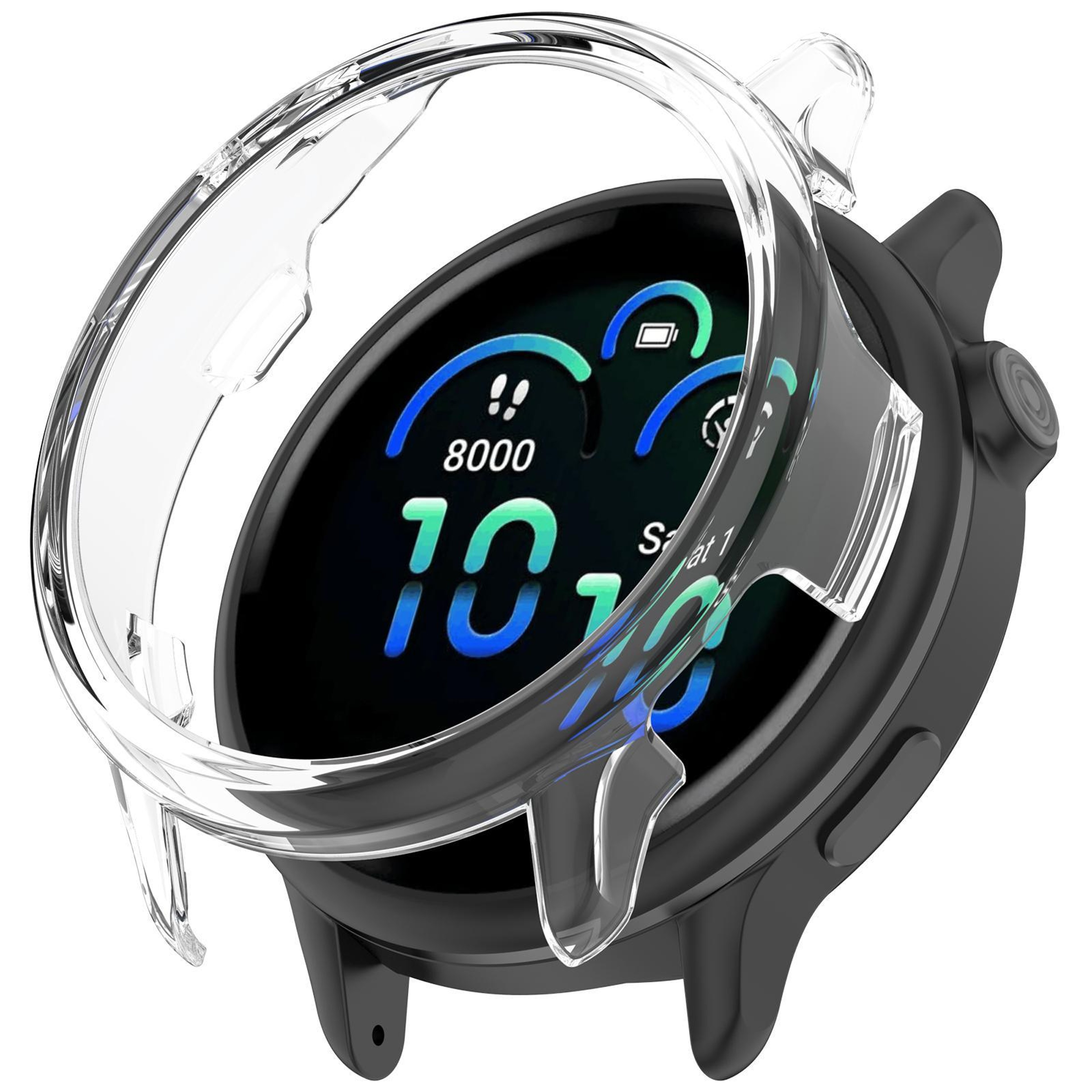 Garmin Vivoactive 6 Protective Watch Case With Built In Tempered Glass Screen Protector Lightweight 16