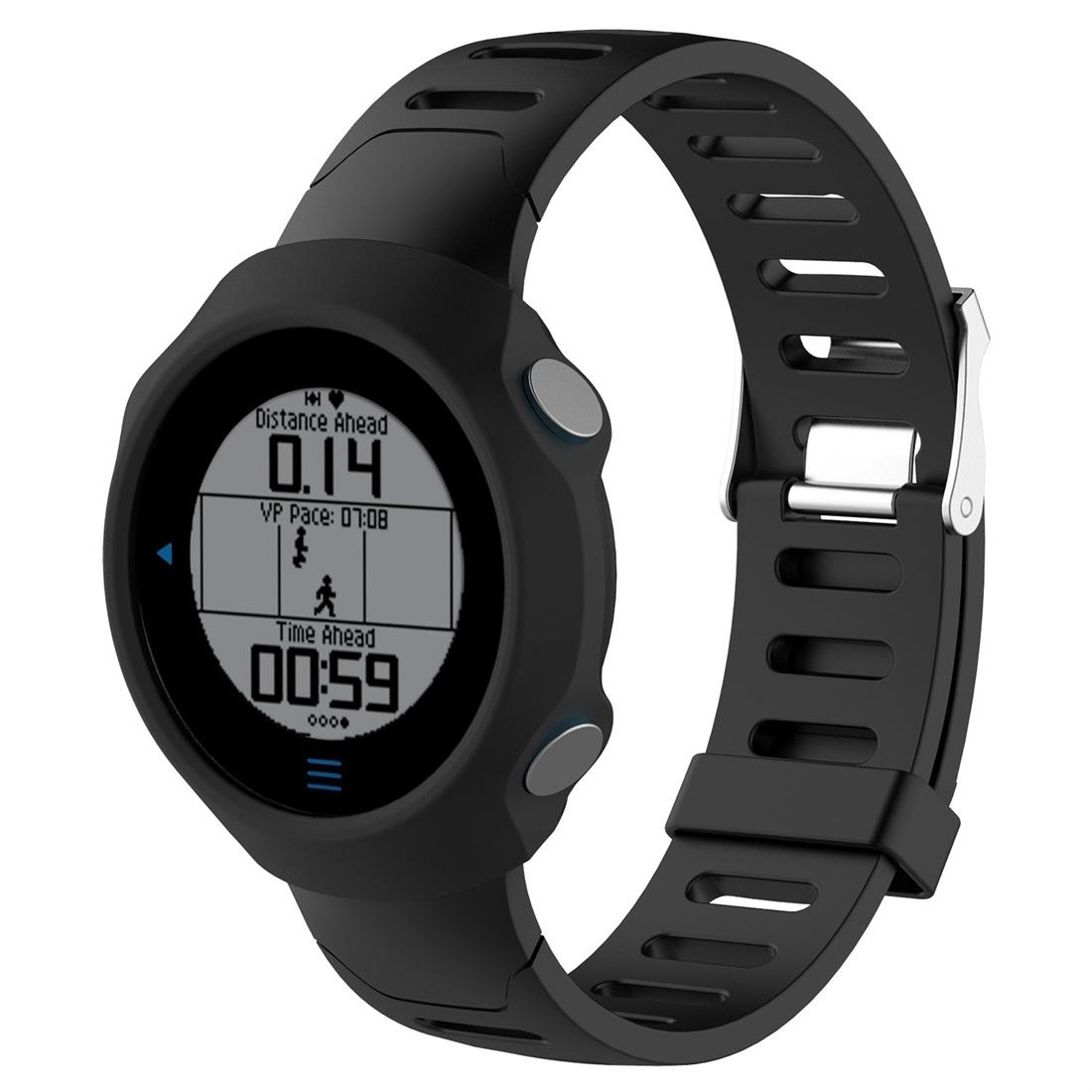 Garmin Forerunner 610 Silicone Protective Case Soft Watch Cover Shock Resistant Bumper 4