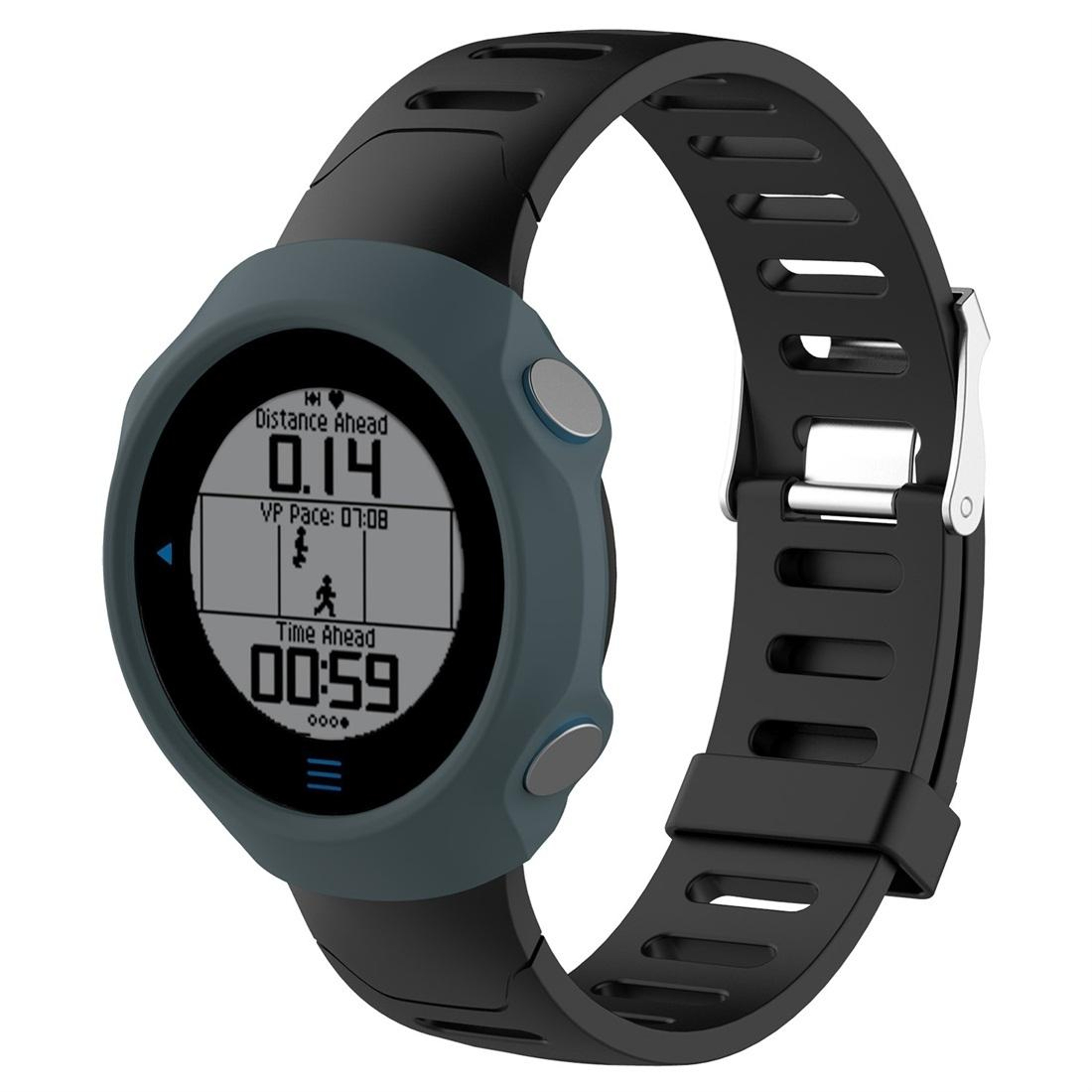 Garmin Forerunner 610 Silicone Protective Case Soft Watch Cover Shock Resistant Bumper 6
