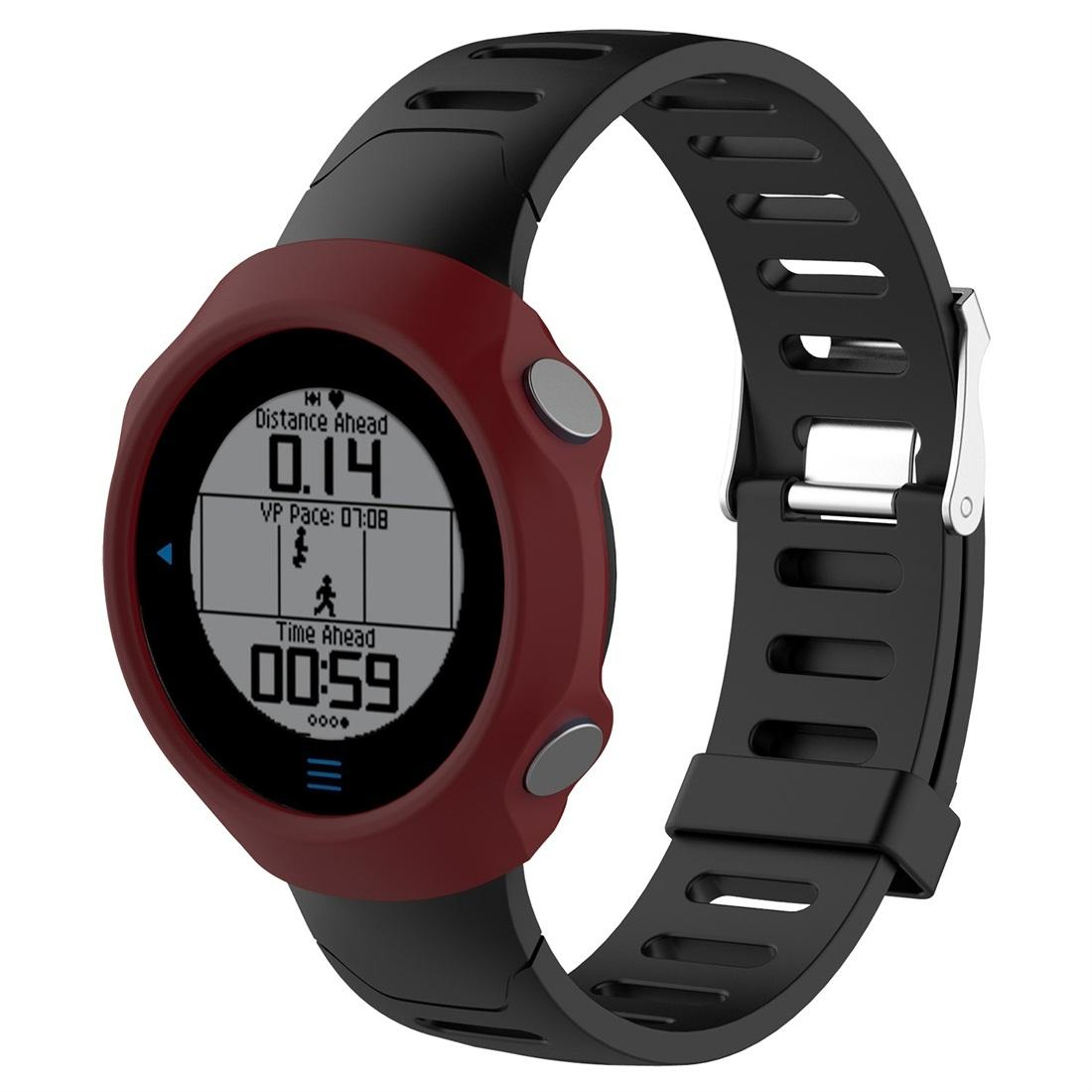 Garmin Forerunner 610 Silicone Protective Case Soft Watch Cover Shock Resistant Bumper 10