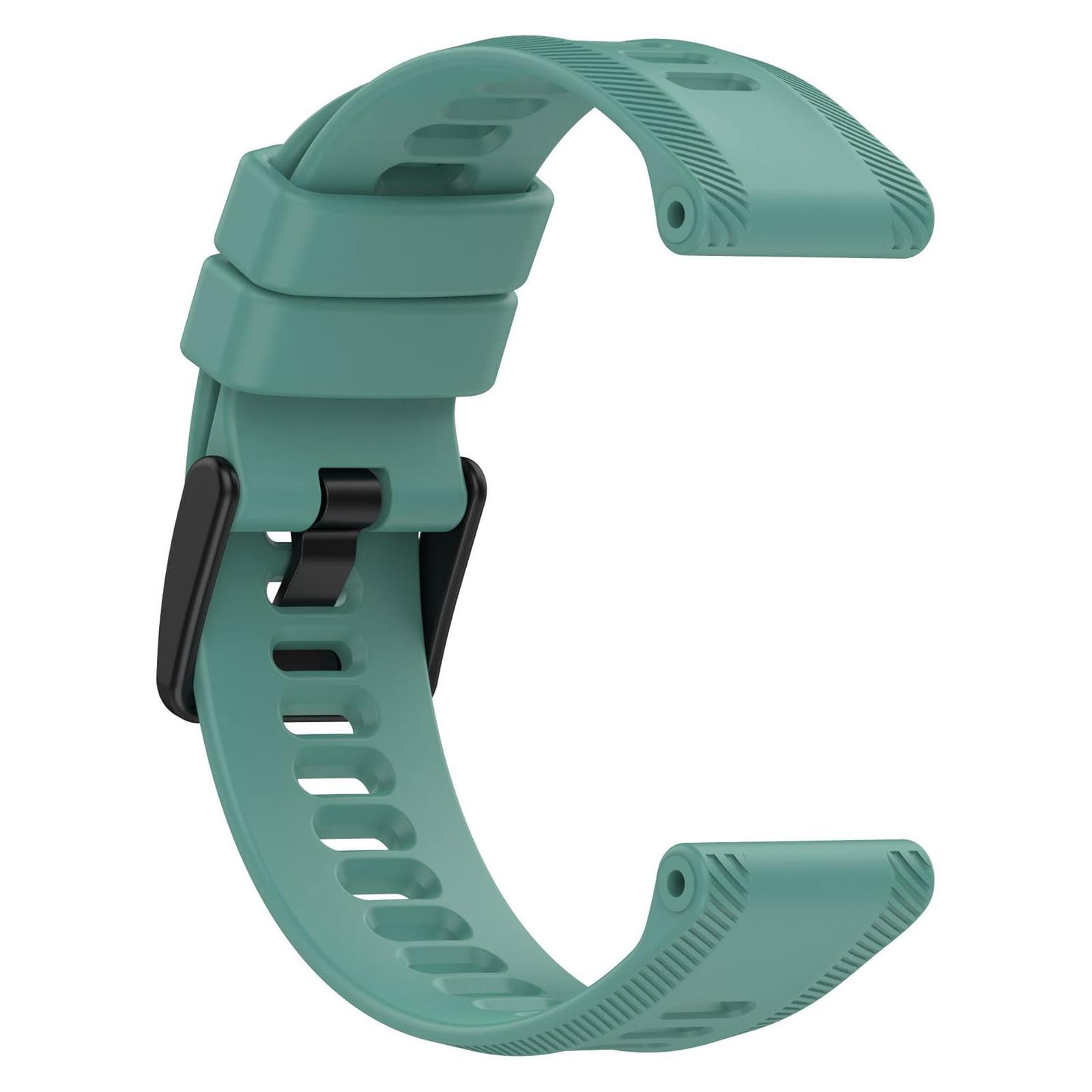 Garmin Forerunner 955 Silicone Watch Band Soft Adjustable Replacement Strap With Black Buckle 5