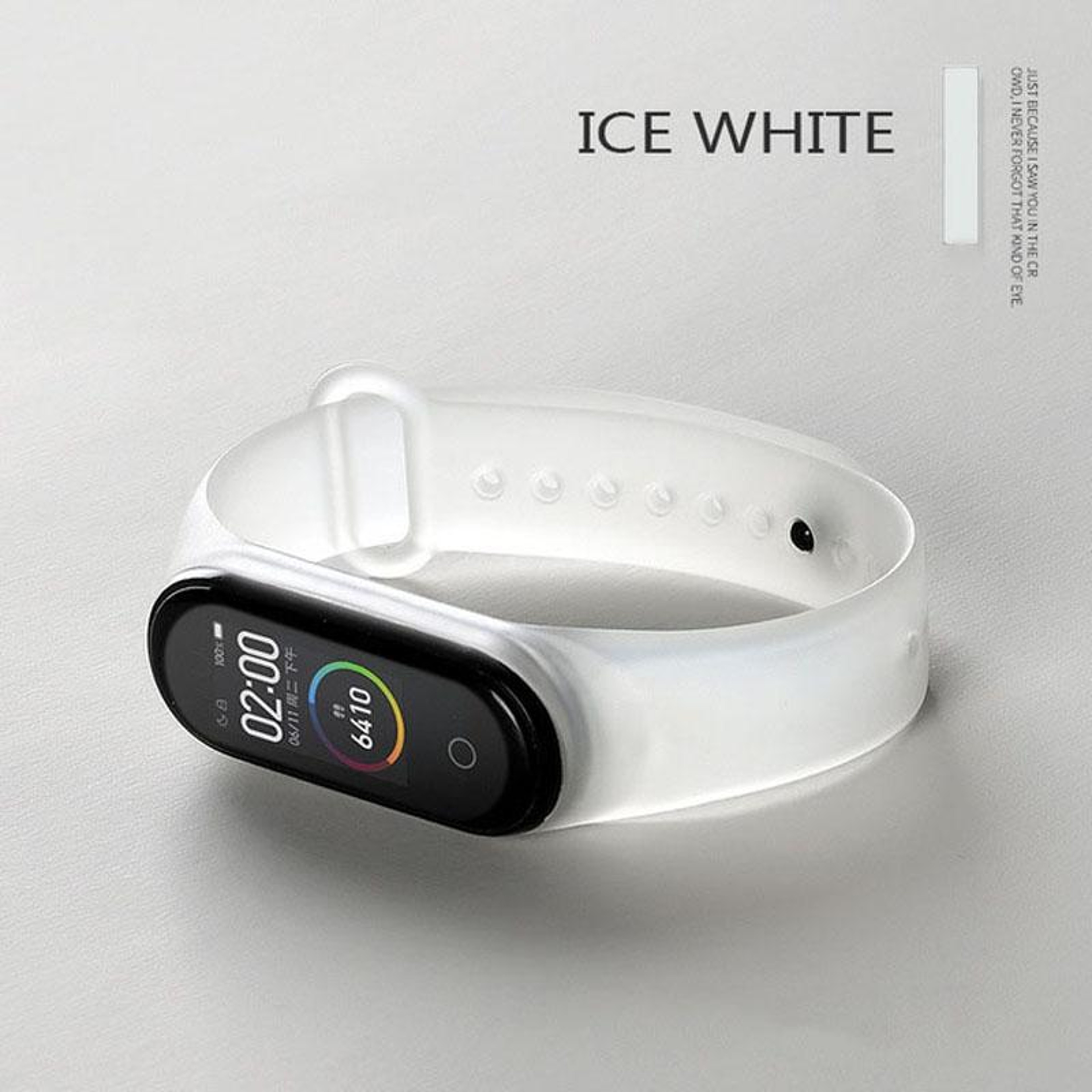 Xiaomi Mi Band 6 Silicone Watch Band Translucent Adjustable Replacement Strap 1