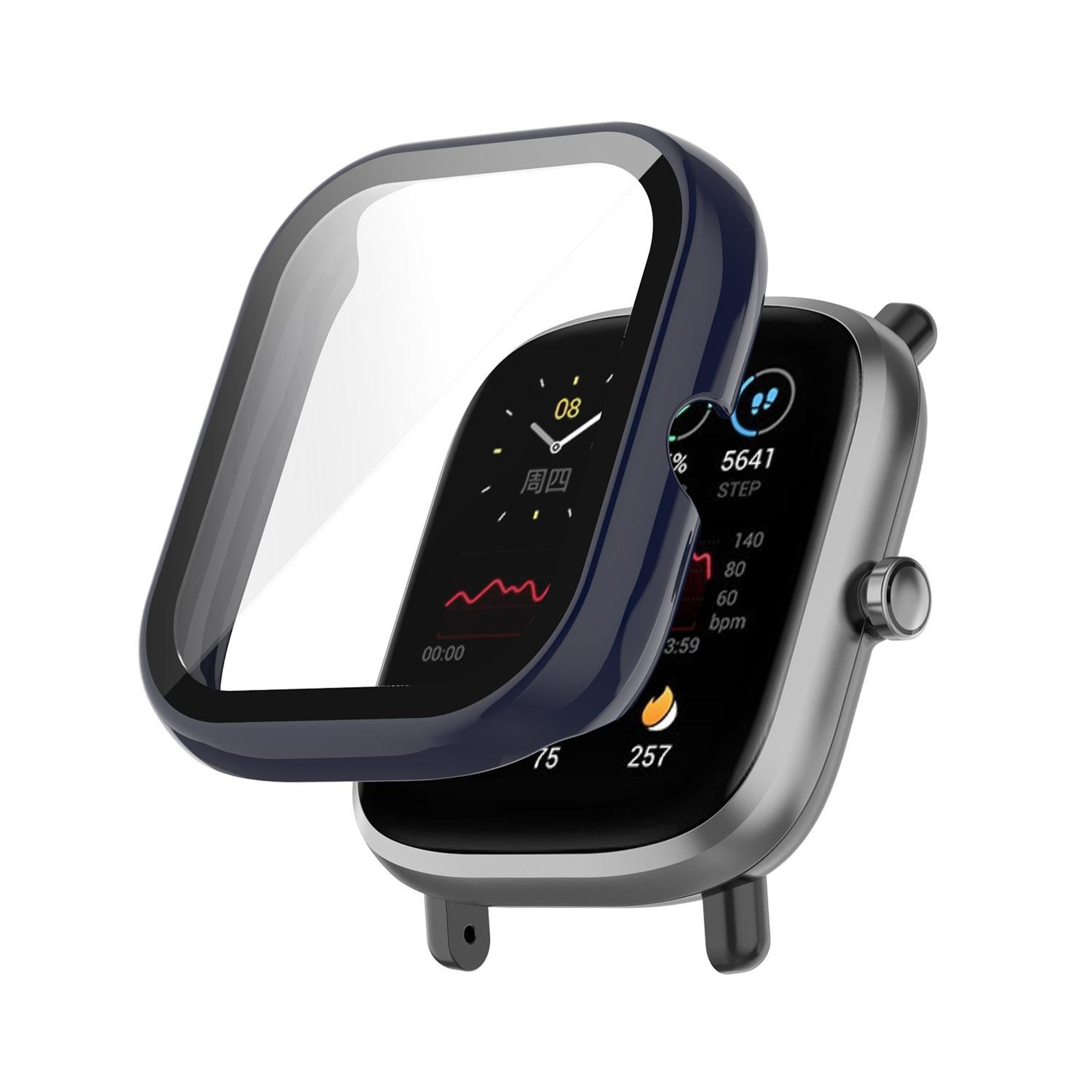 Amazfit Bip U Bip U Pro Pop Pop Pro Tempered Glass Watch Case Full Coverage Protective Cover 10