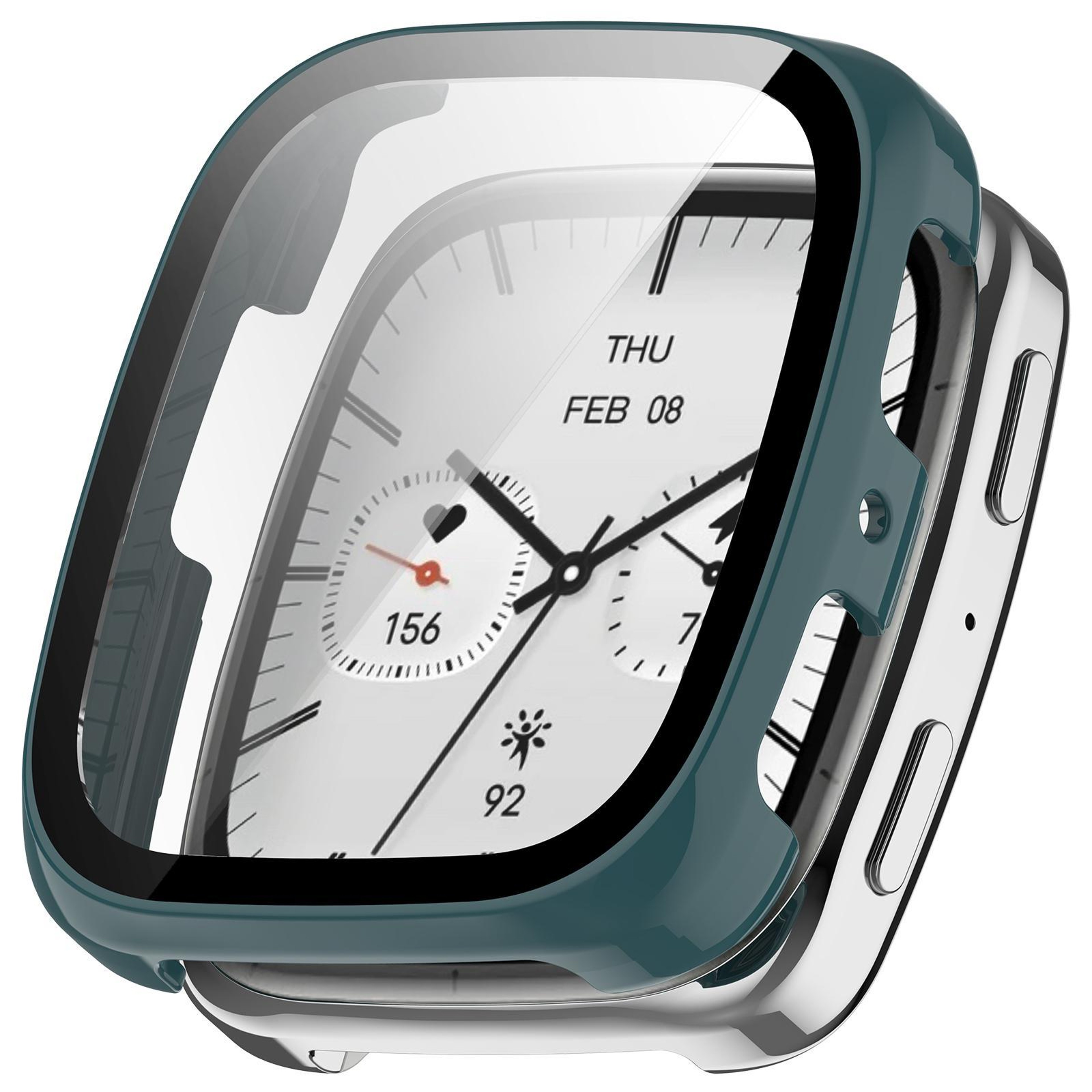 Amazfit Active 2 Square Protective Case With Tempered Glass Screen Protector PC Full Cover 14