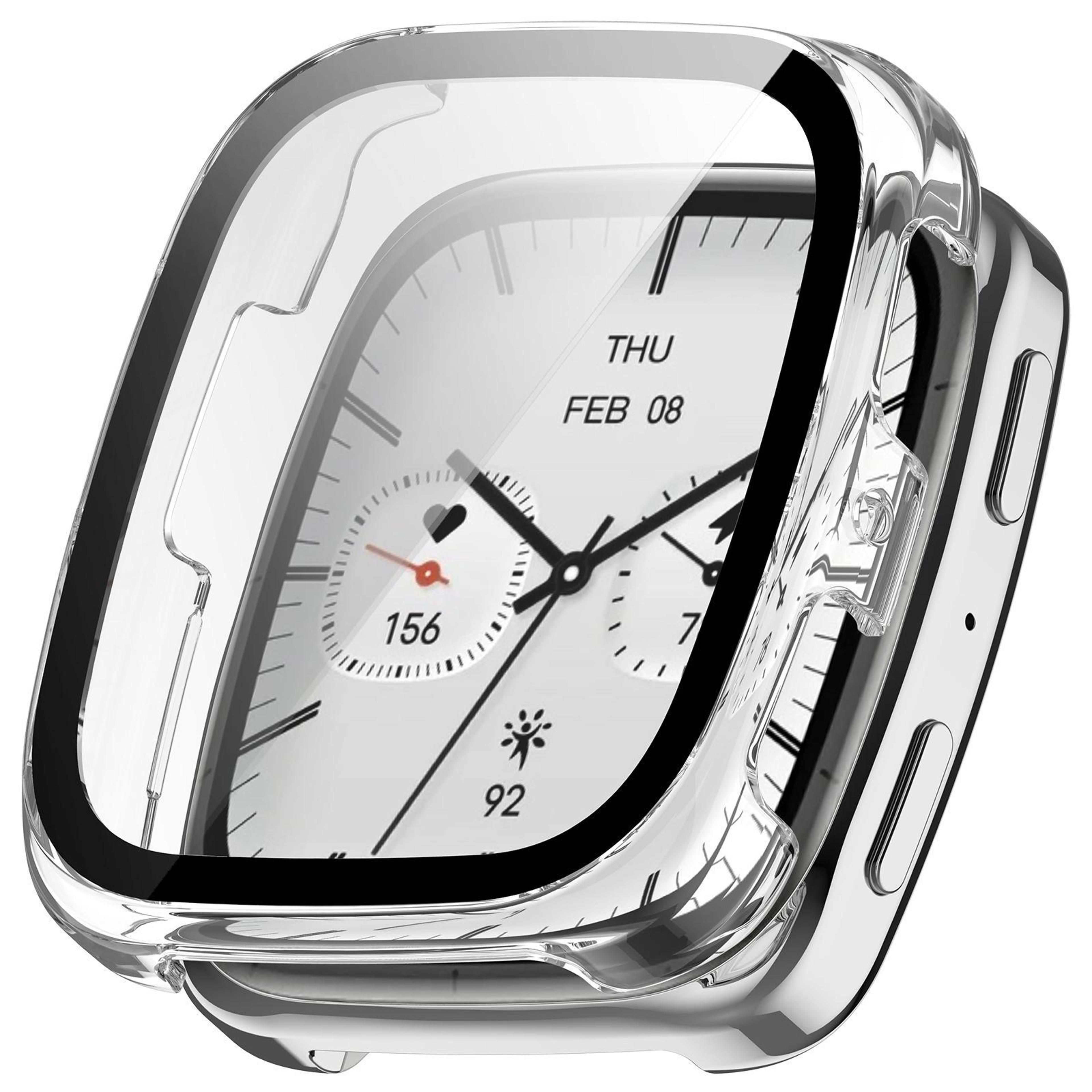 Amazfit Active 2 Square Protective Case With Tempered Glass Screen Protector PC Full Cover 10