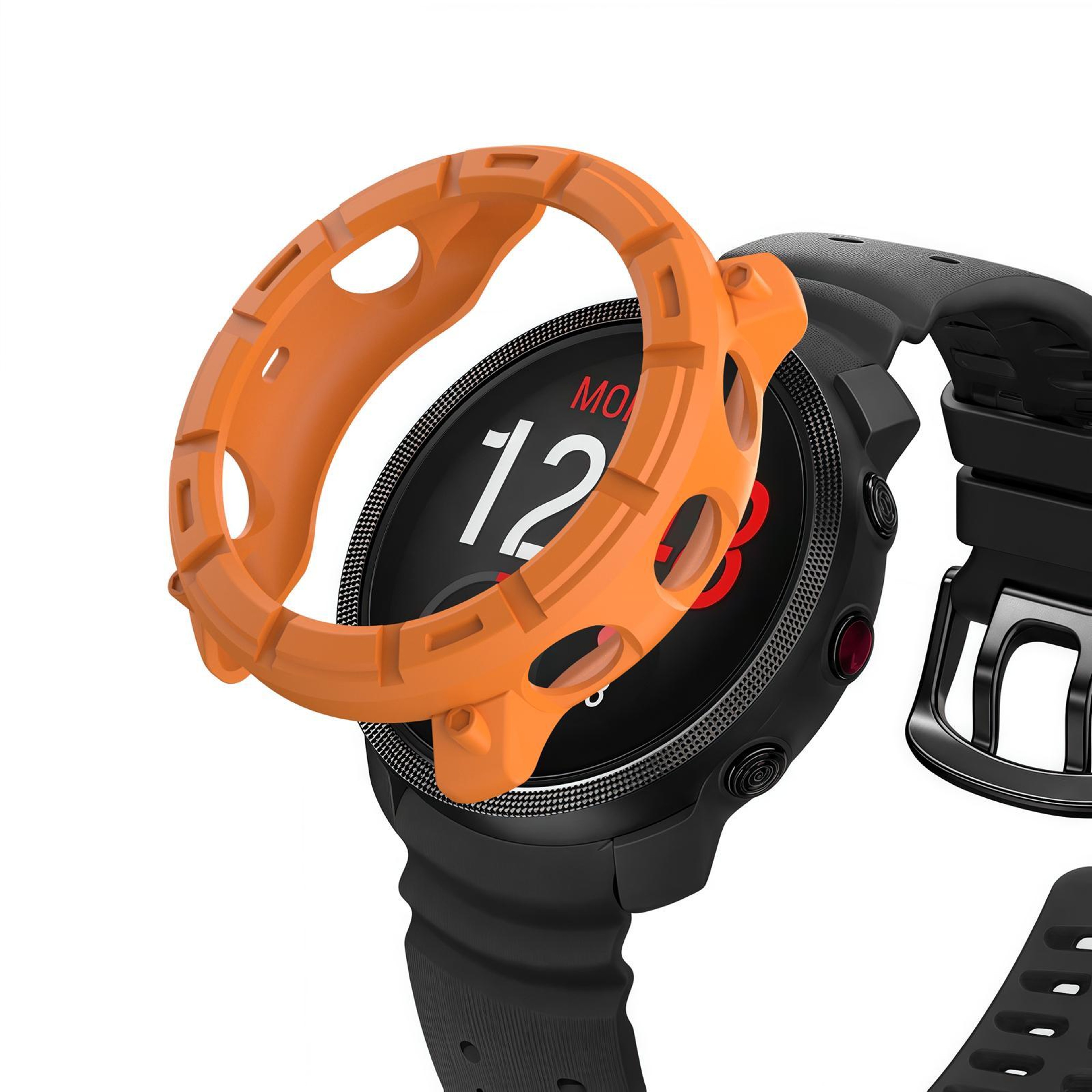 Polar Vantage M3 TPU Watch Case Half Coverage Hollow Shockproof Protective Cover 2