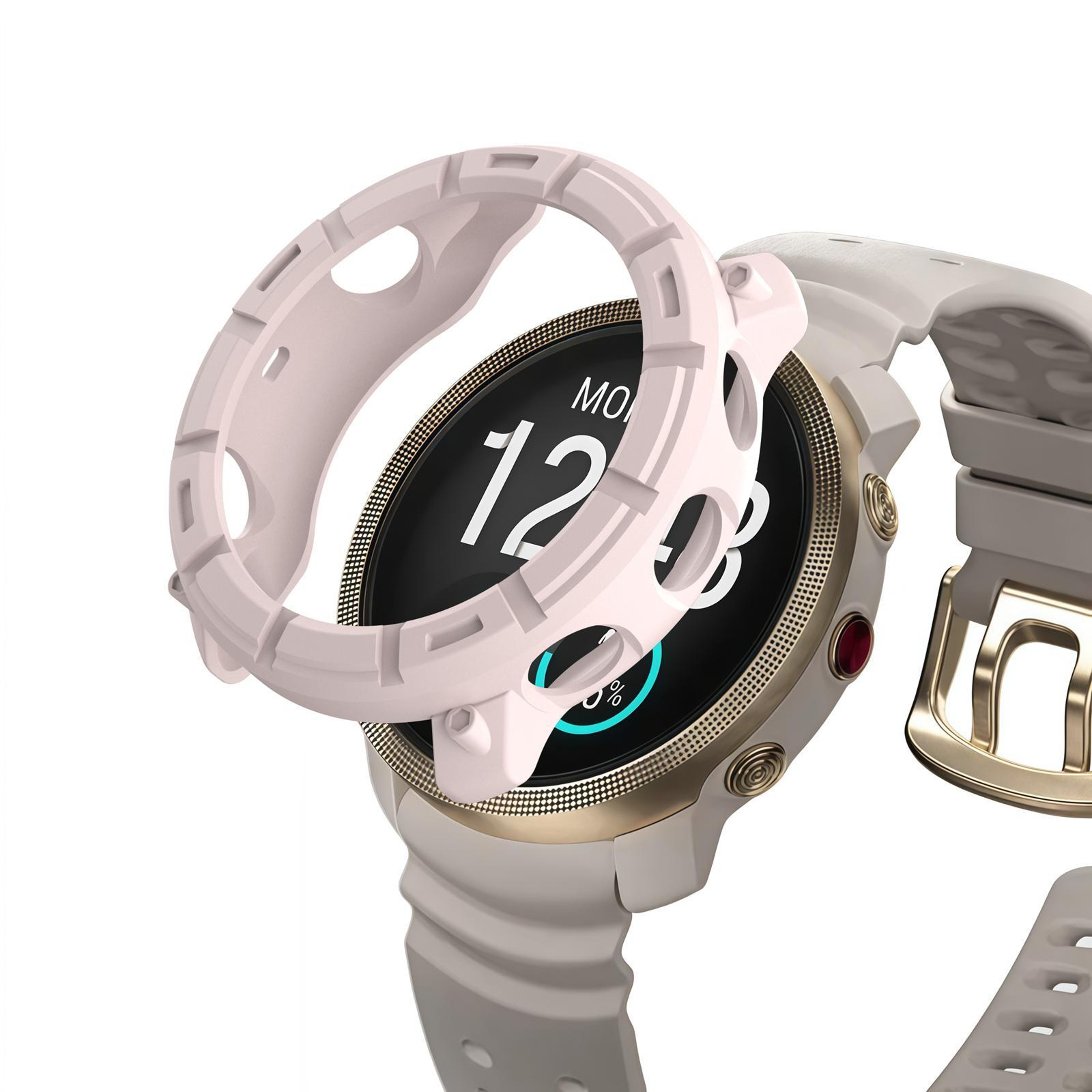Polar Vantage M3 TPU Watch Case Half Coverage Hollow Shockproof Protective Cover 7
