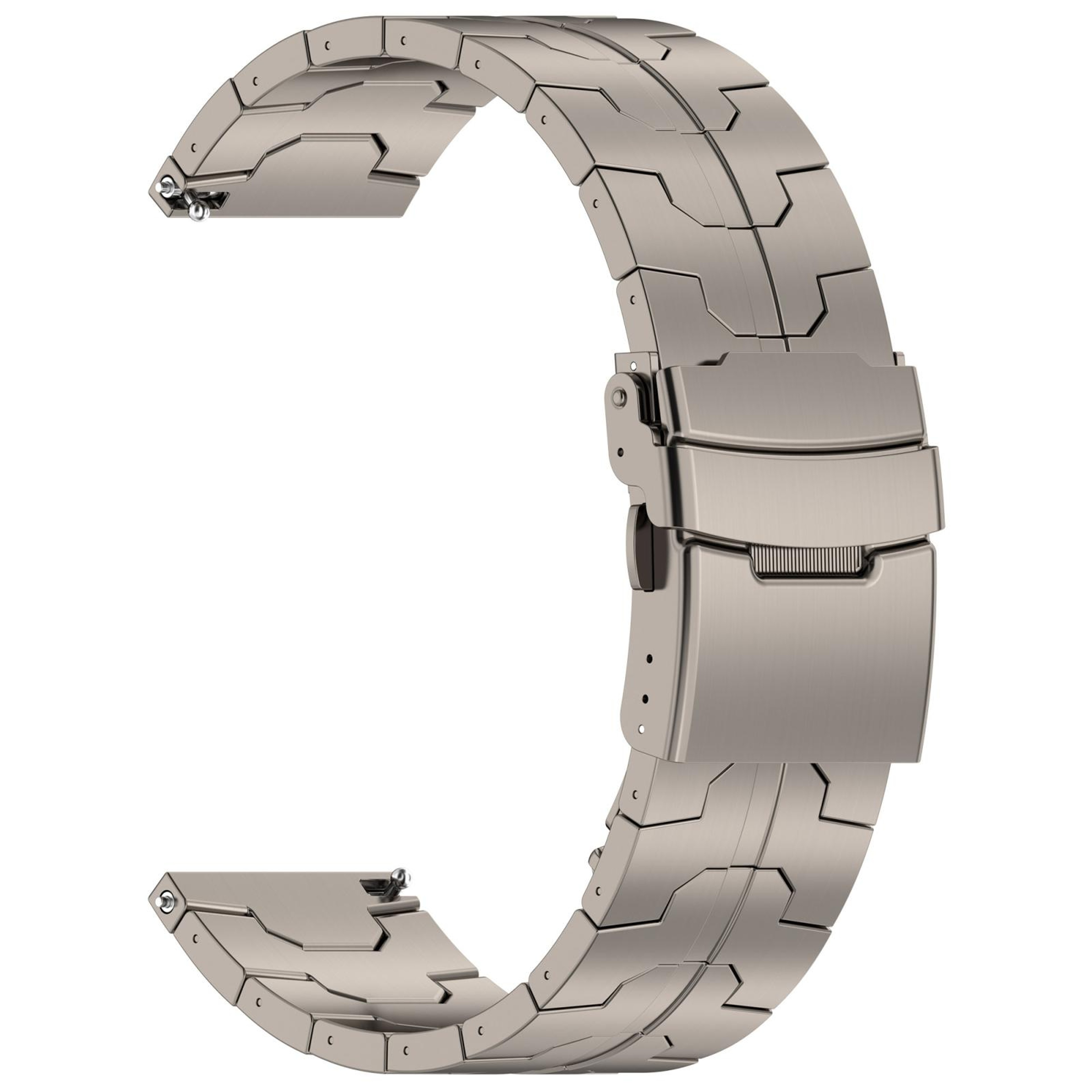 Titanium Watch Band Adjustable Metal Watch Strap Replacement Bracelet 2