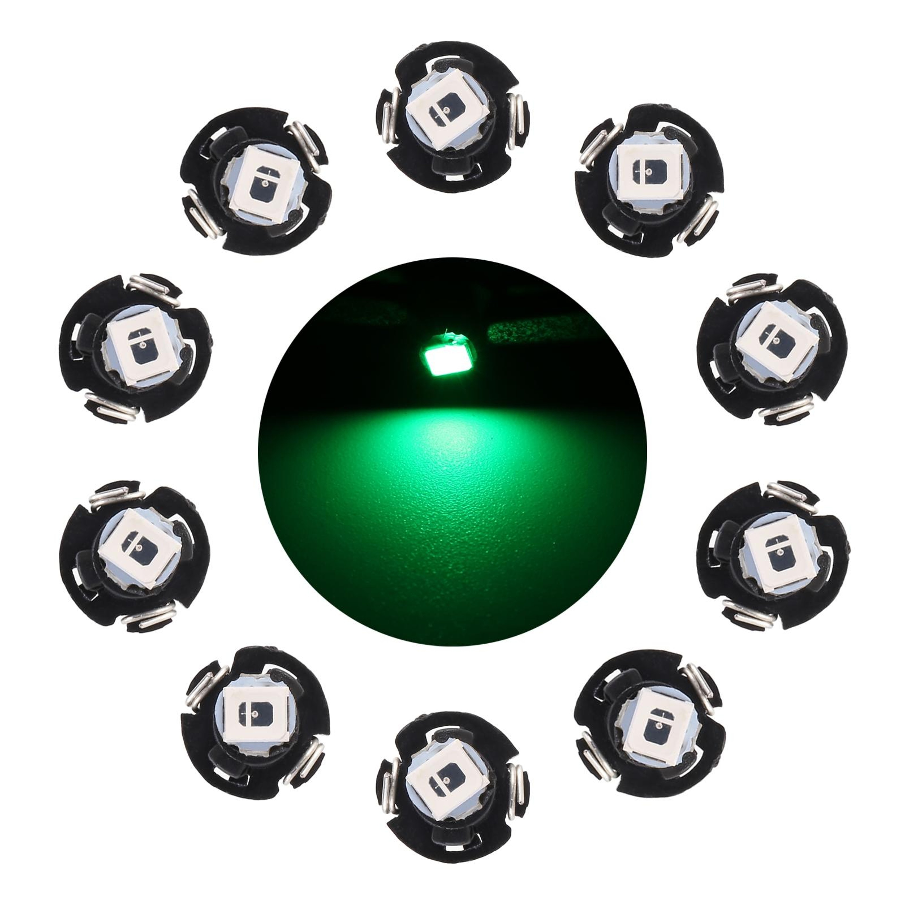T3 LED Dashboard Bulbs 05W Instrument Panel Light Plug And Play Indicator Lamp Set 5