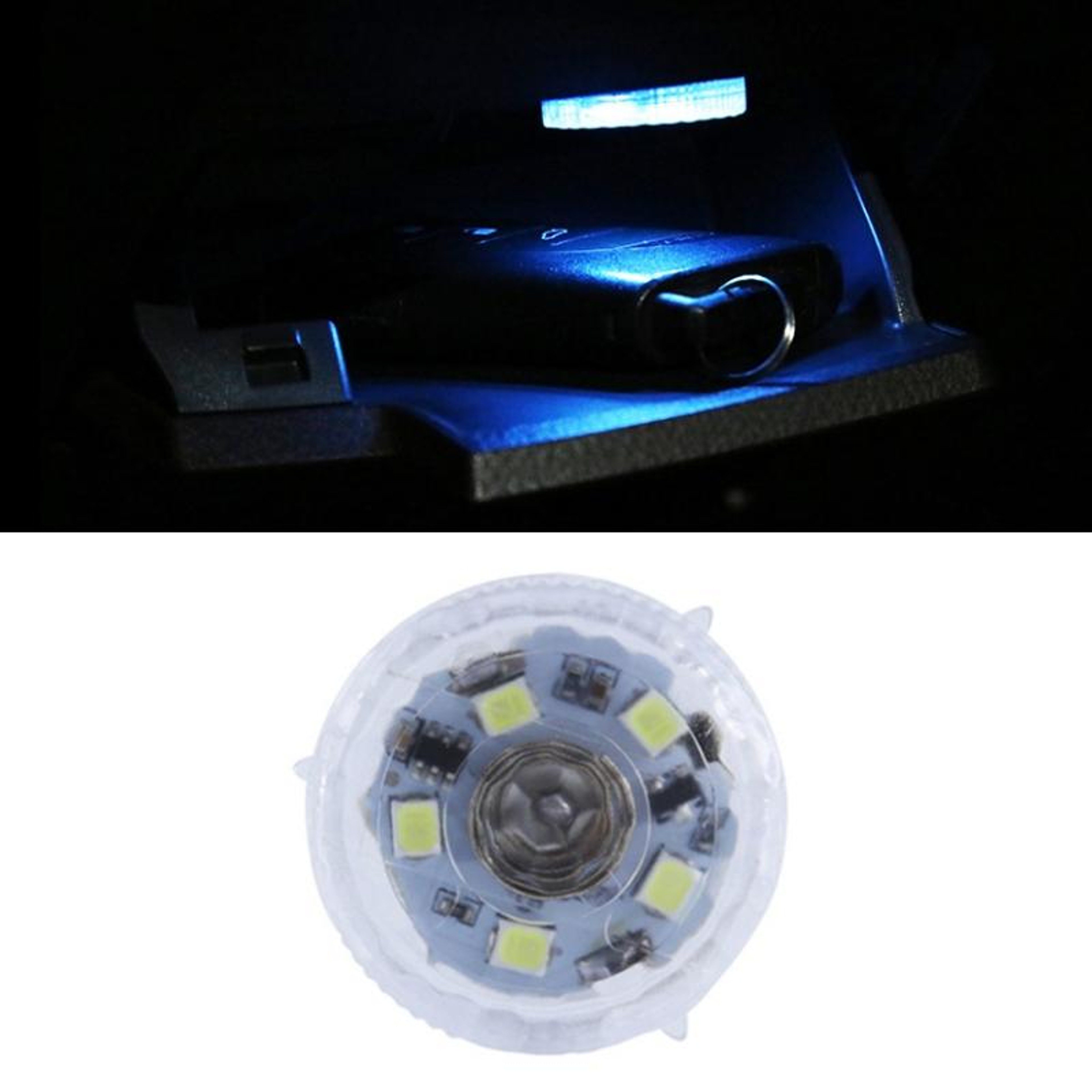 Universal Car LED Interior Light Wireless Touch Sensor Footwell Atmosphere Light 0