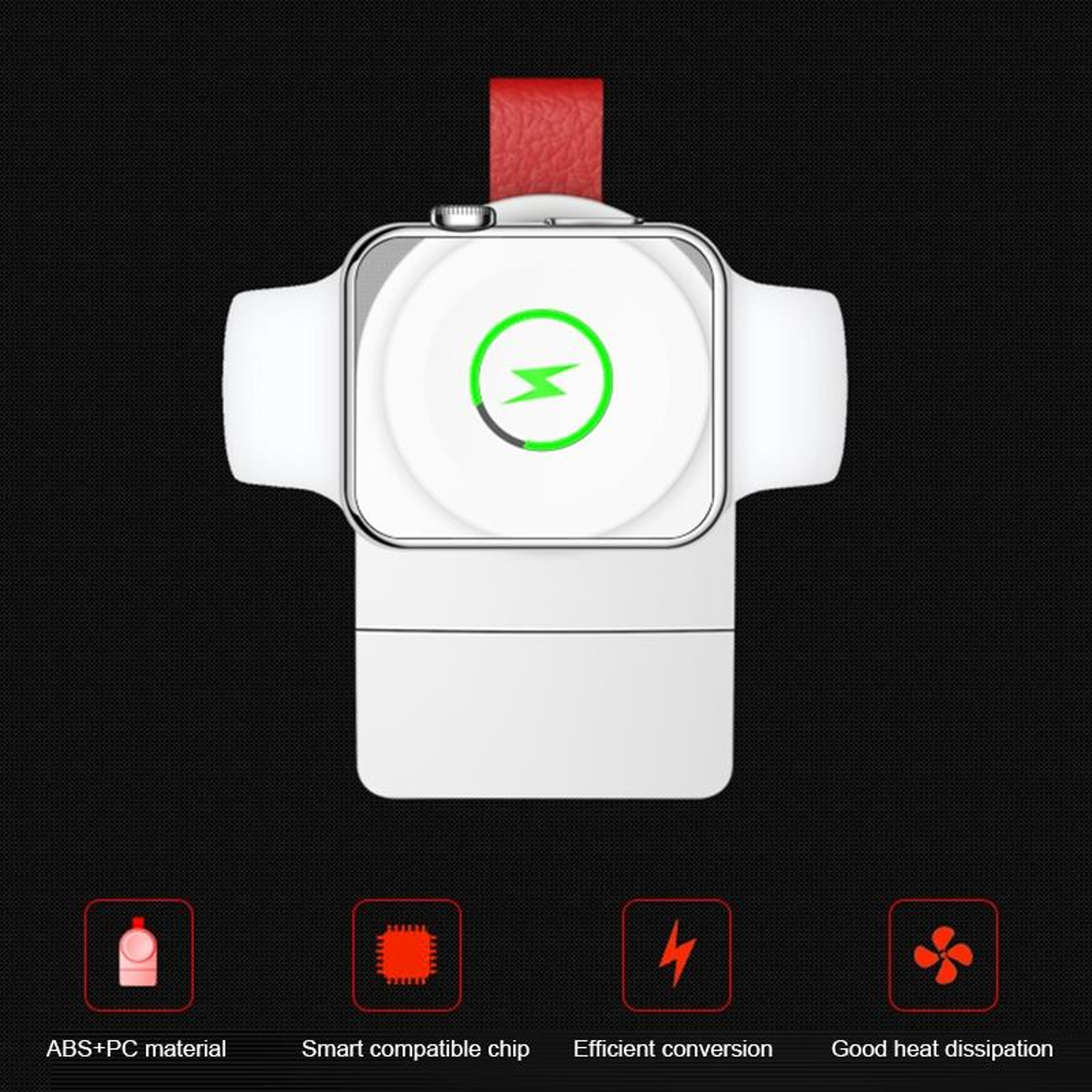 Portable Apple Watch Charger Magnetic Wireless Charger USB Charging Dock For Apple Watch Series 4 3 2