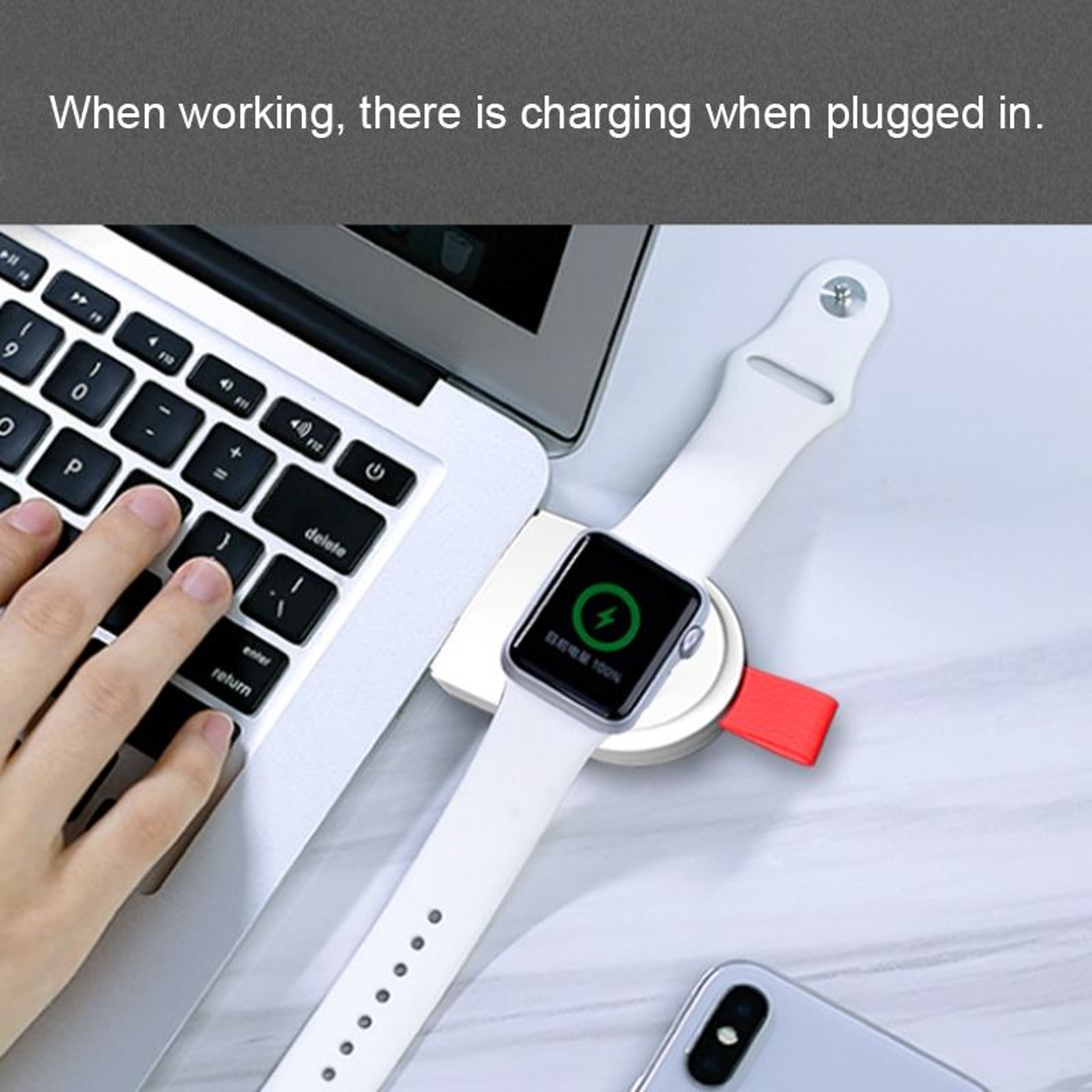Portable Apple Watch Charger Magnetic Wireless Charger USB Charging Dock For Apple Watch Series 4 3 10