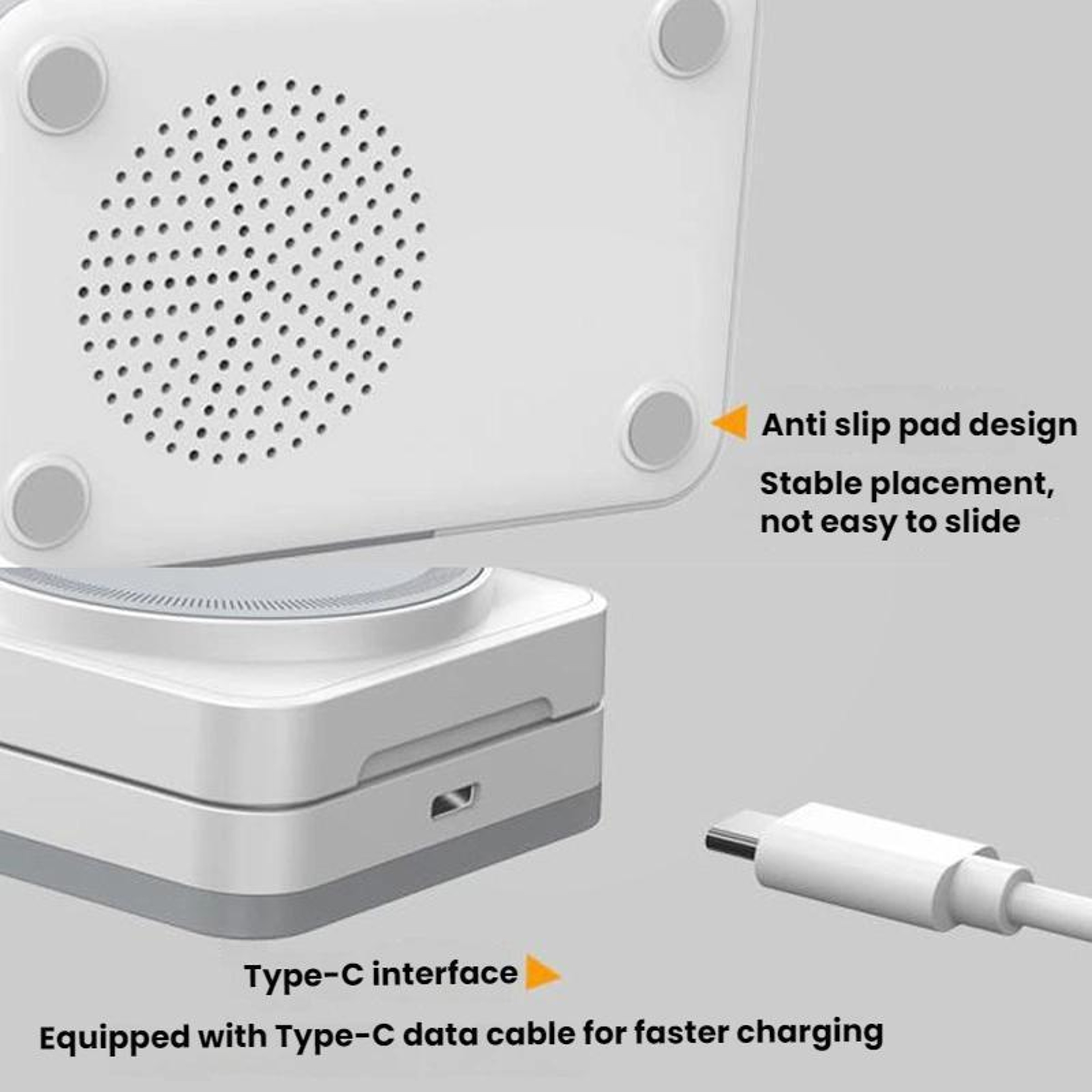 G12 3 In 1 Wireless Charger Magnetic Apple Charging Station Foldable MagSafe Charging Stand 4