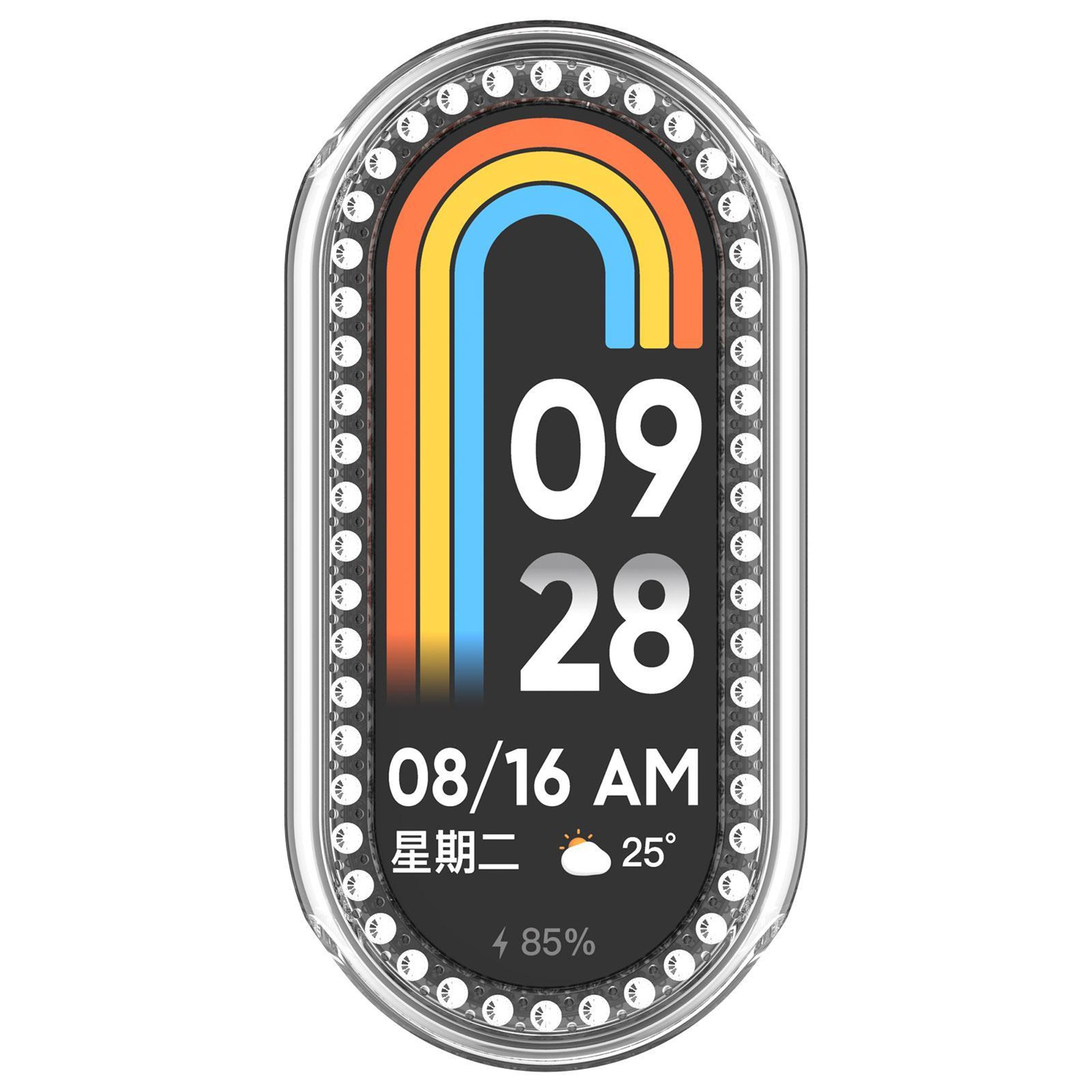 Half Coverage TPU Watch Case Lightweight Scratch Resistant Smartwatch Protective Bumper 7