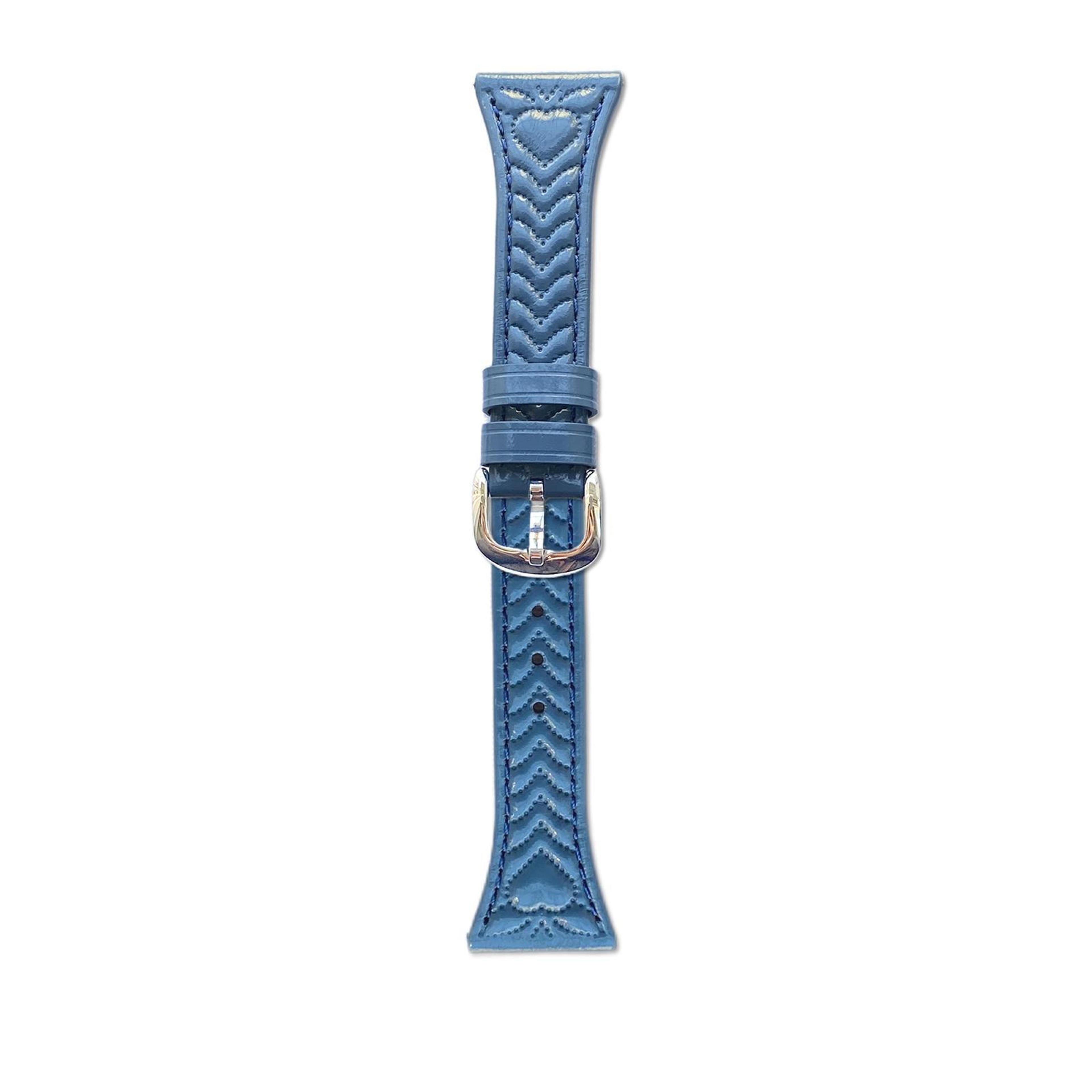Heart Embossed Samsung Galaxy Watch3 45mm Band 22mm Leather Watch Band Replacement Strap 12