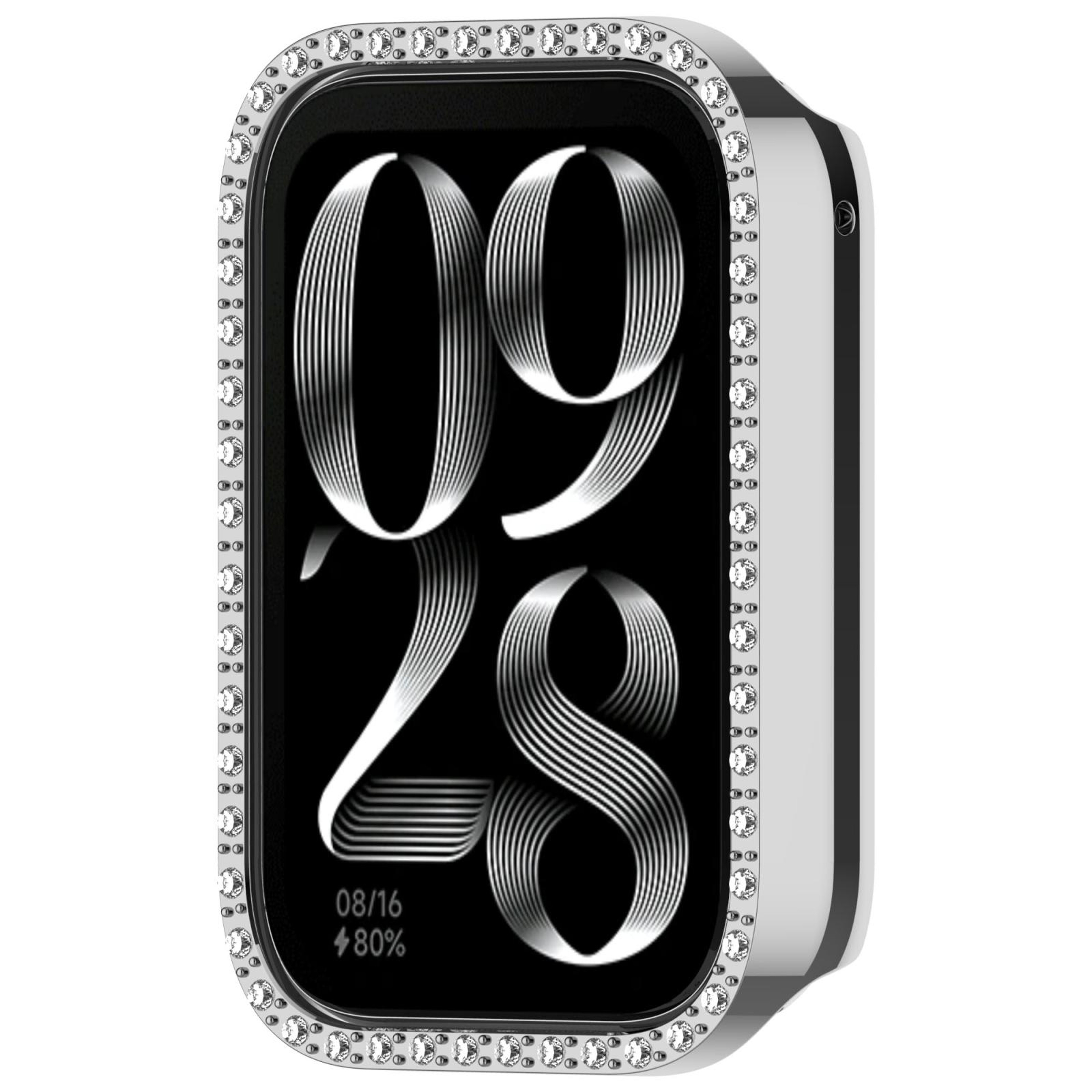 Luxury Diamond Xiaomi Smart Band 9 Pro Case Lightweight PC Watch Protective Cover 3