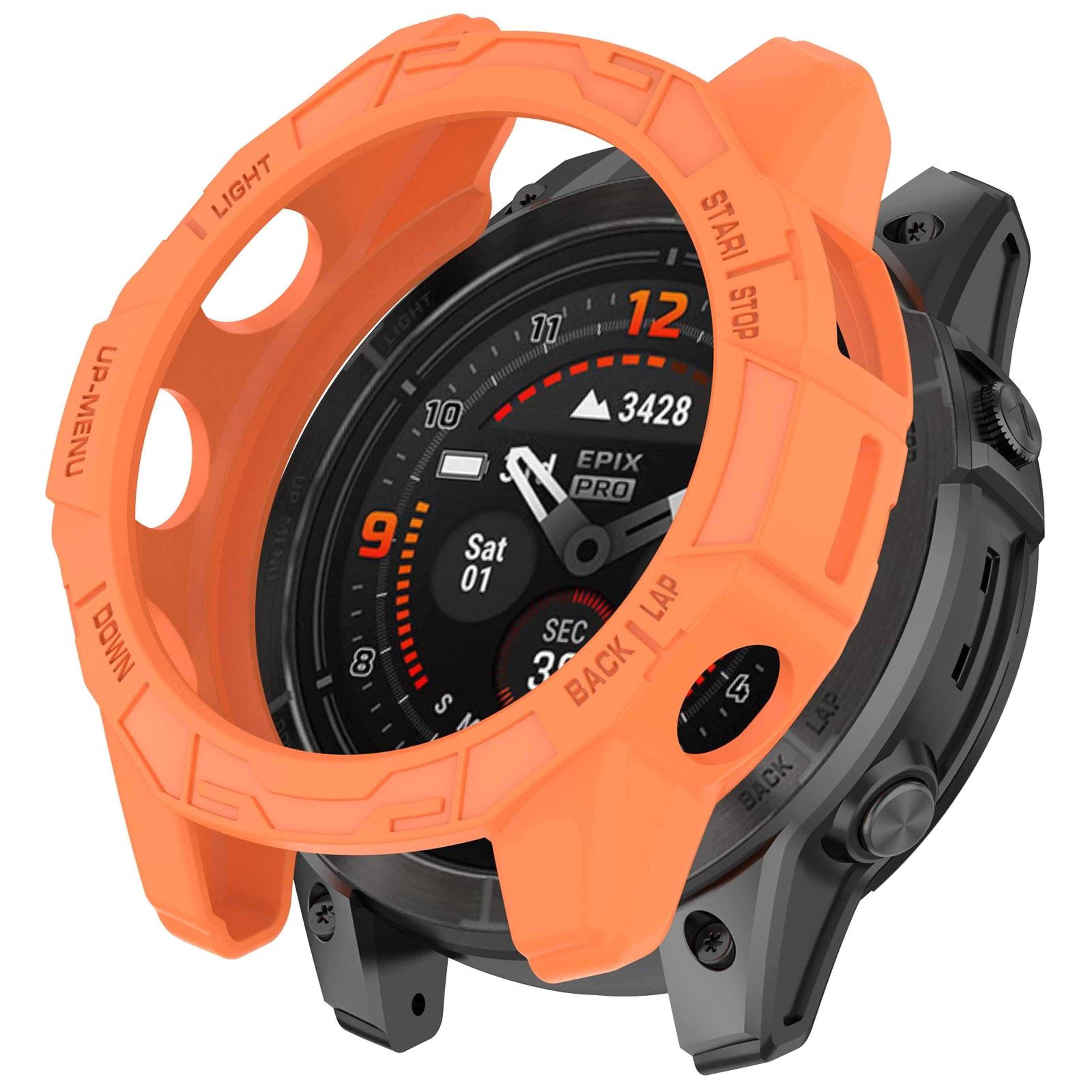 Garmin Quatix 7 Pro TPU Watch Protective Case Lightweight Shockproof Watch Bumper 0