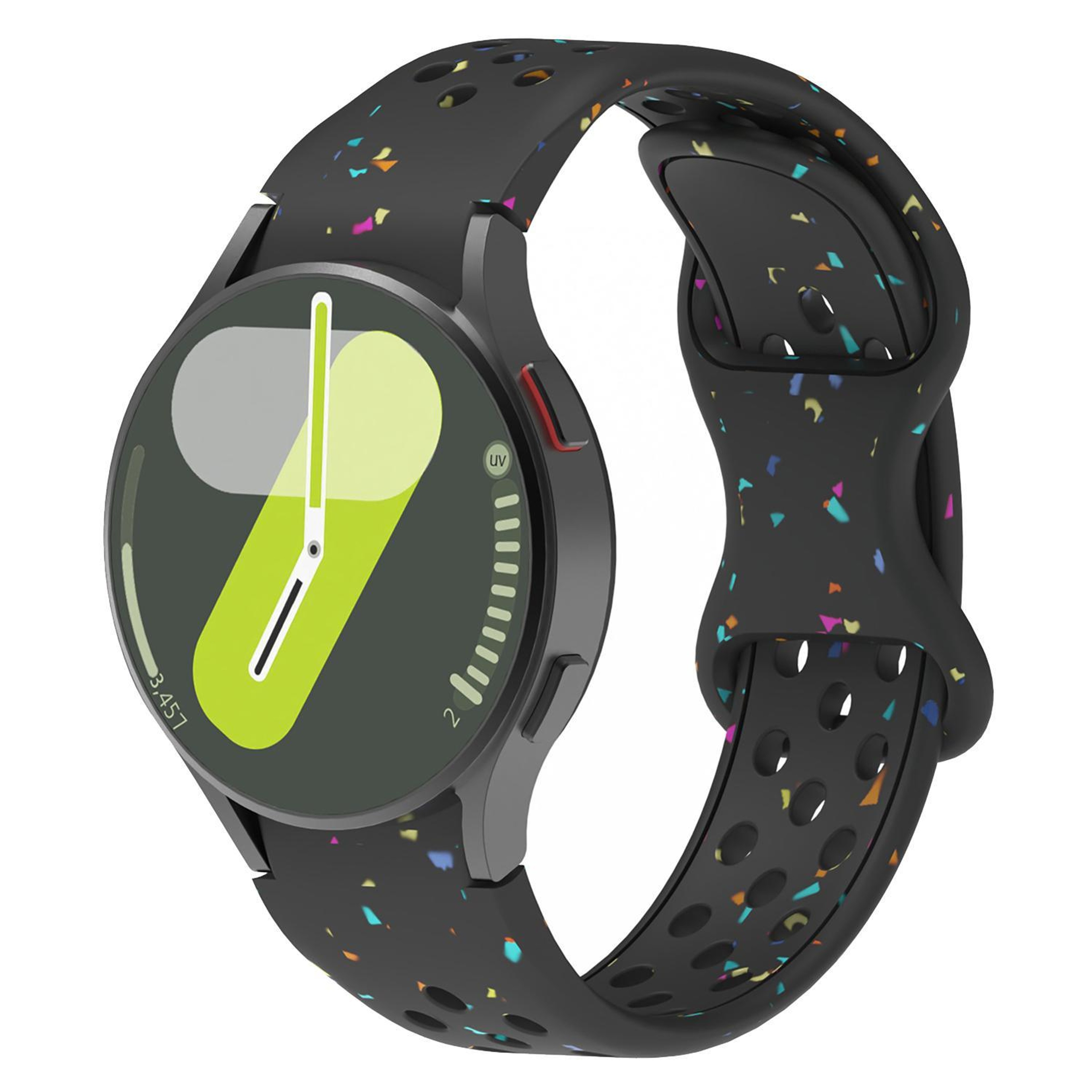 Samsung Galaxy Watch 7 40mm 44mm Silicone Watch Band Eco Friendly Colorful Dots Replacement Strap – view 13