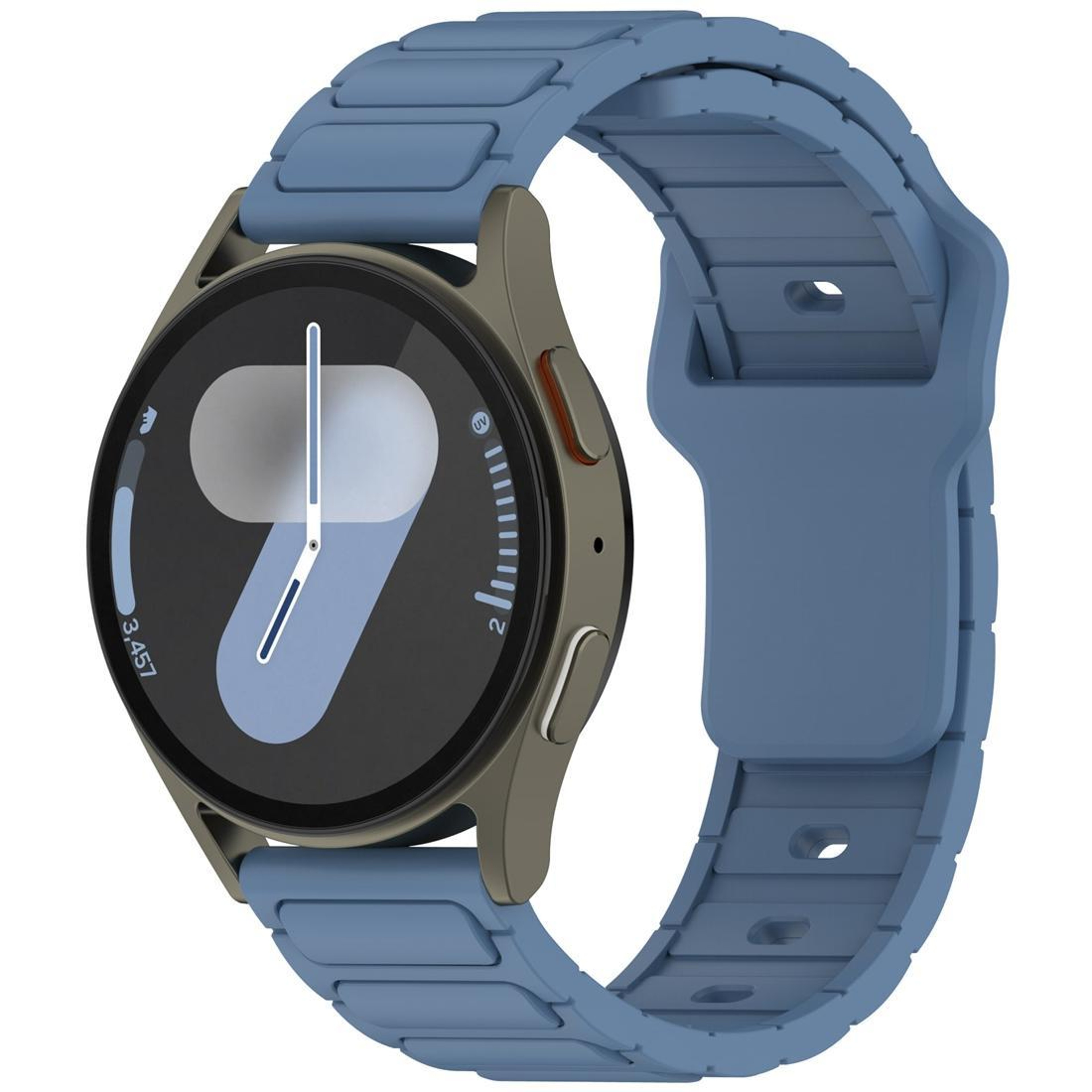 Silicone Watch Band Shaped Soft Adjustable Replacement Strap For Smartwatches 6