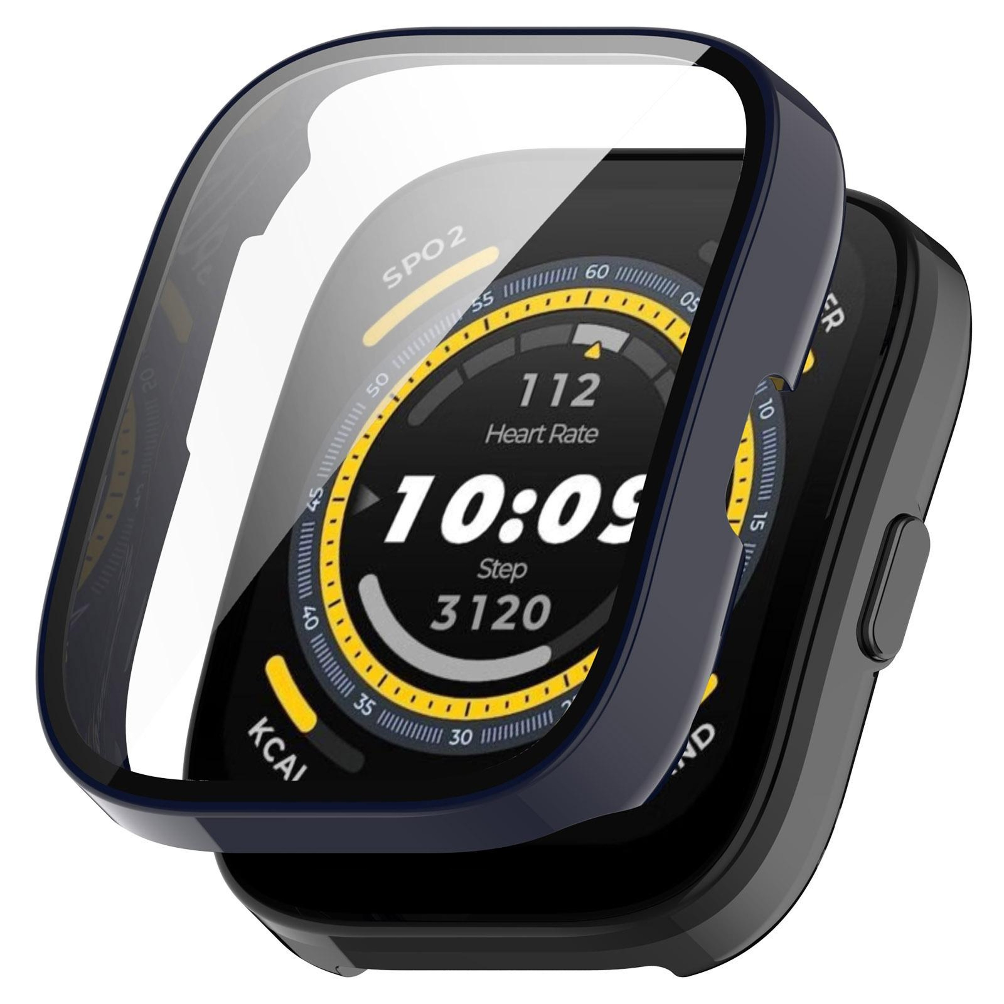 Amazfit Bip 5 Protective Case With Tempered Glass Screen Protector Full Coverage PC Cover 4
