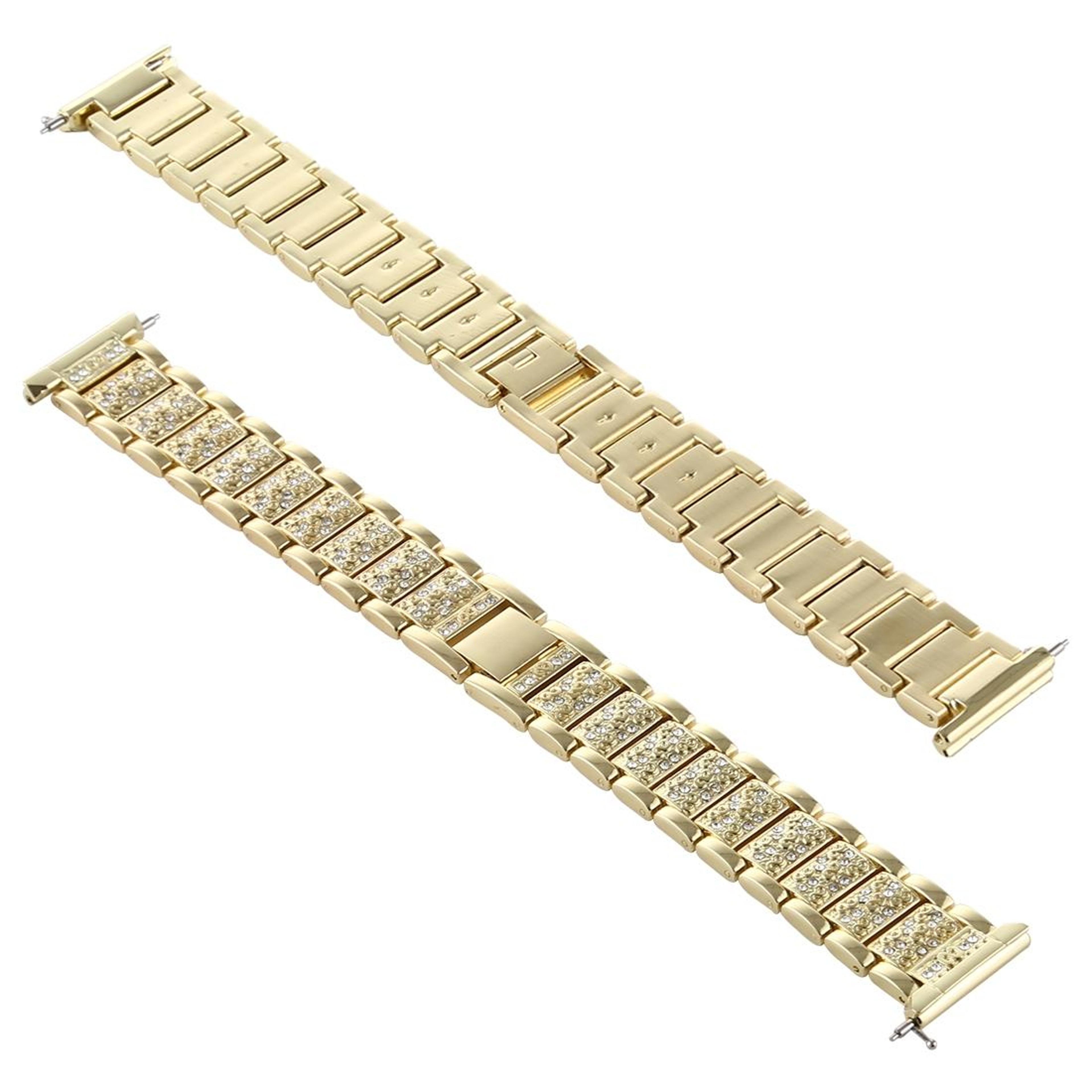 For Fitbit Versa Diamond Watch Band Stainless Steel Luxury Replacement Strap 4