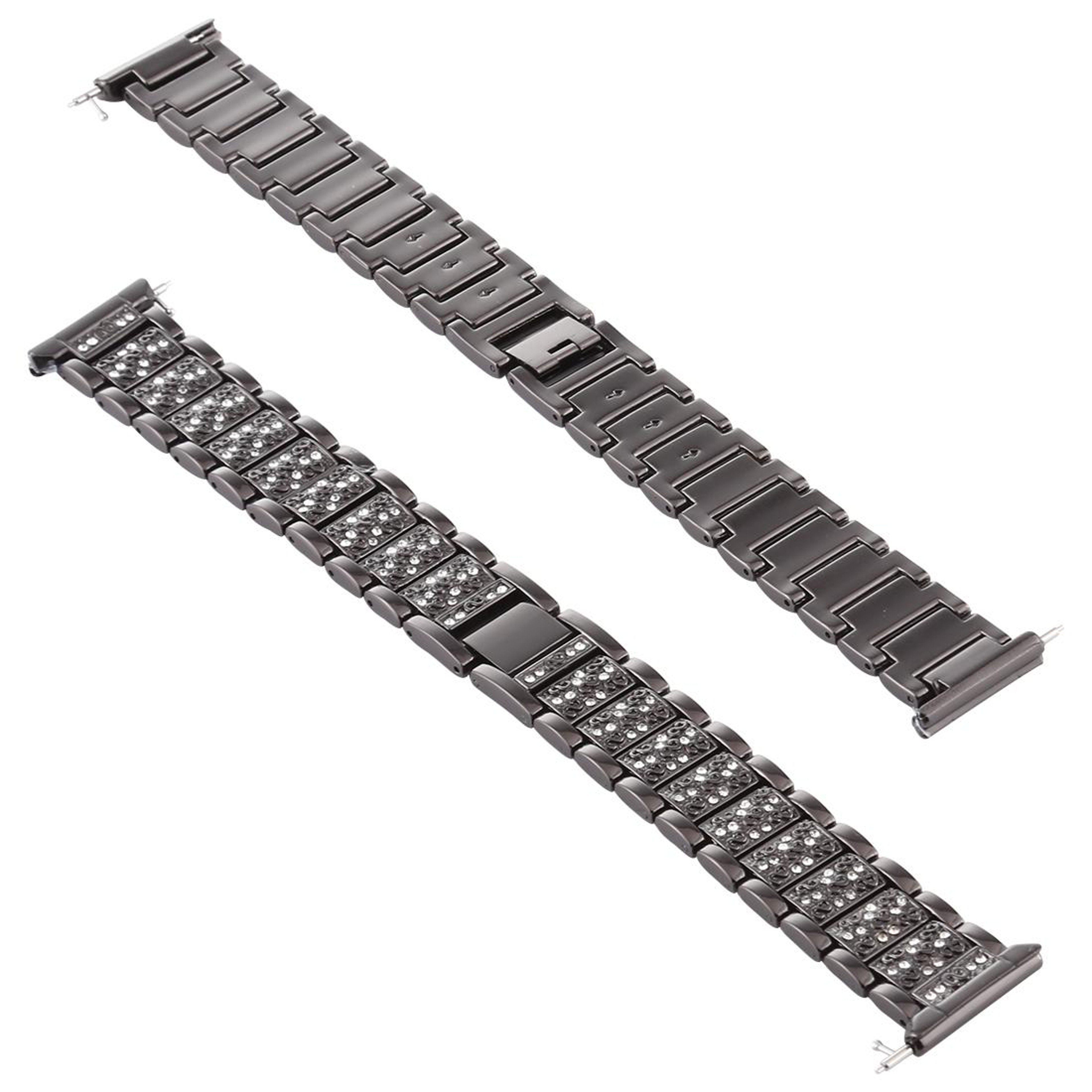 For Fitbit Versa Diamond Watch Band Stainless Steel Luxury Replacement Strap 3