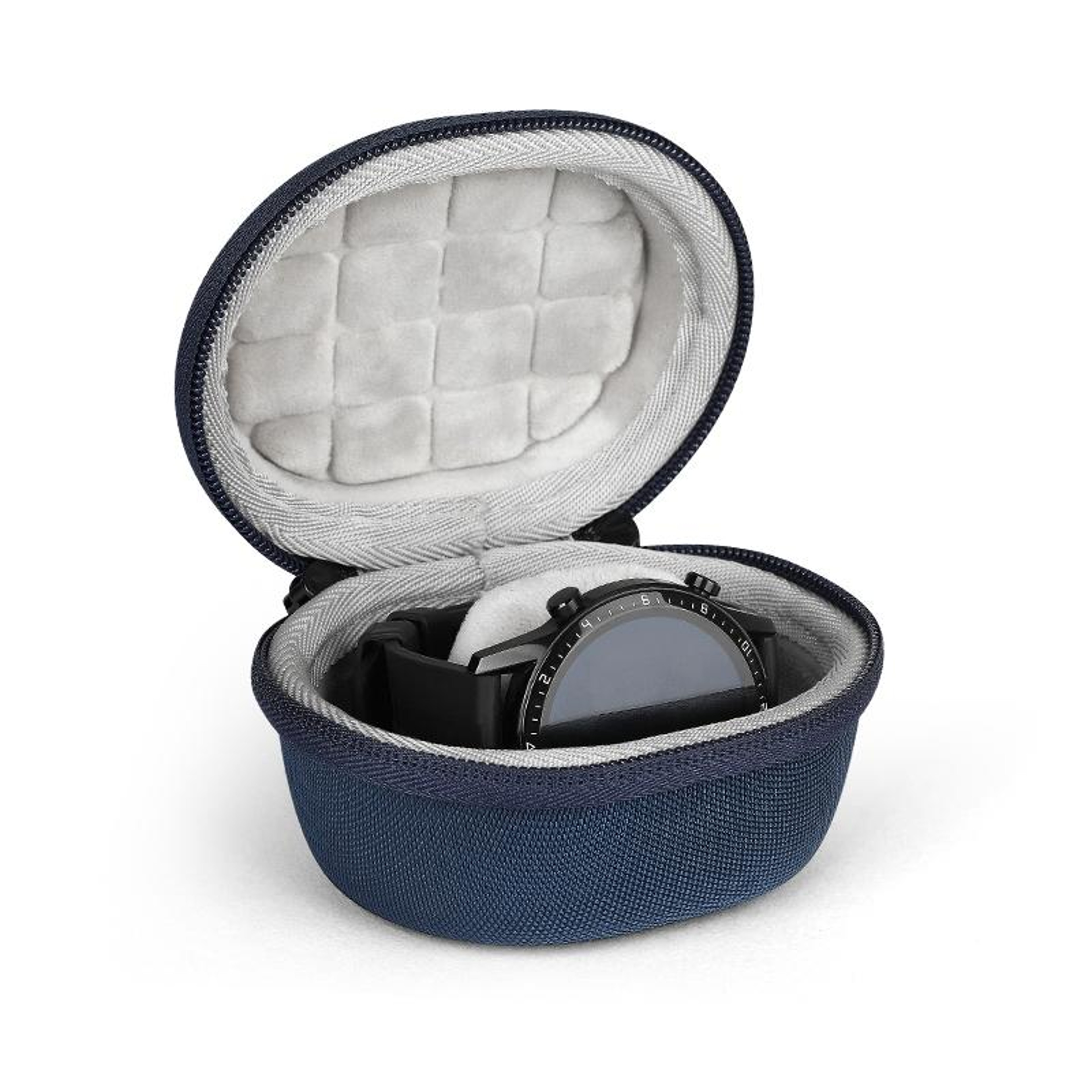 Universal Smartwatch Storage Case EVA Hard Shell Watch Travel Case with Plush Lining and Carabiner – view 8