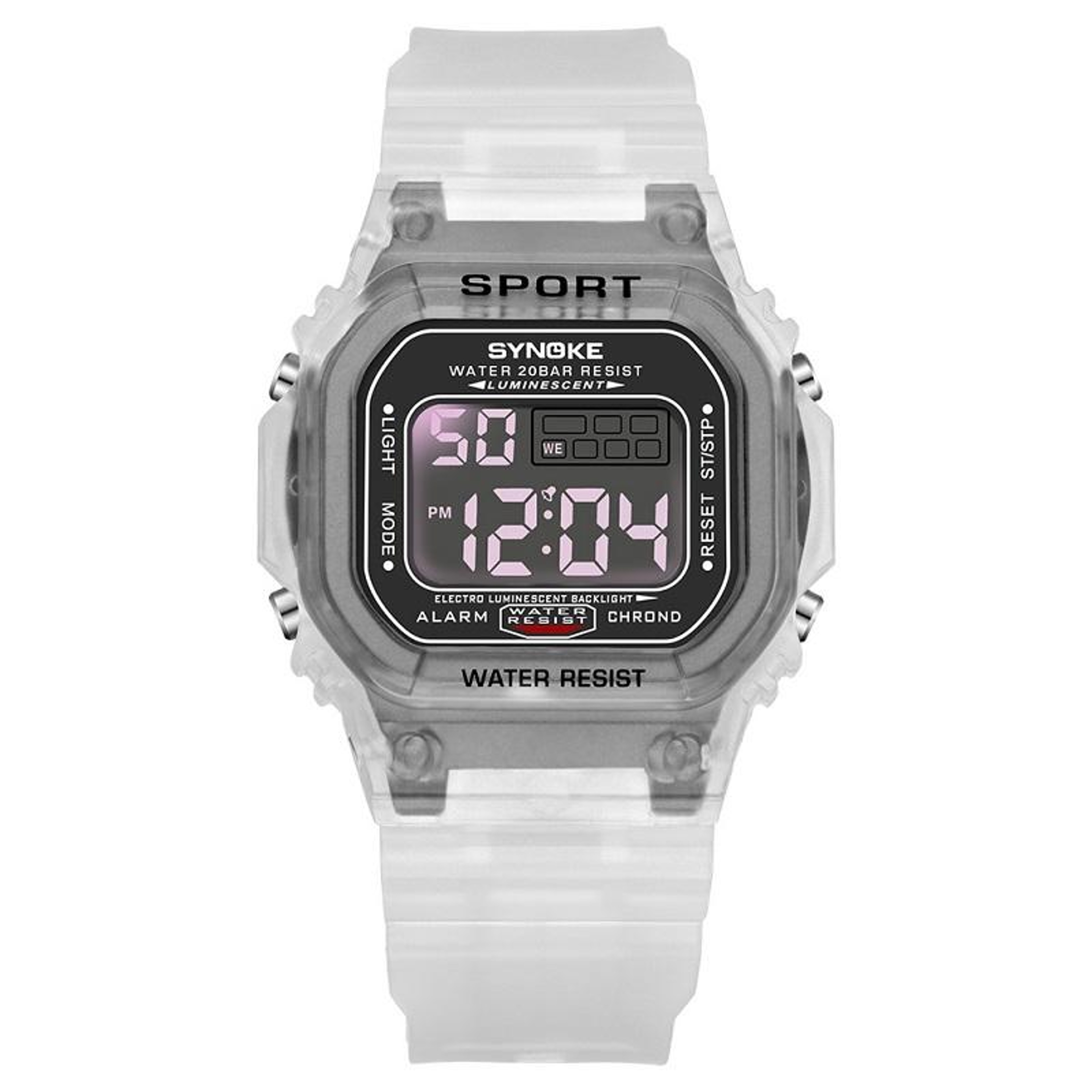 SYNOKE 9620 Digital Sports Watch For Couples Waterproof LED Electronic Wrist Watch 8