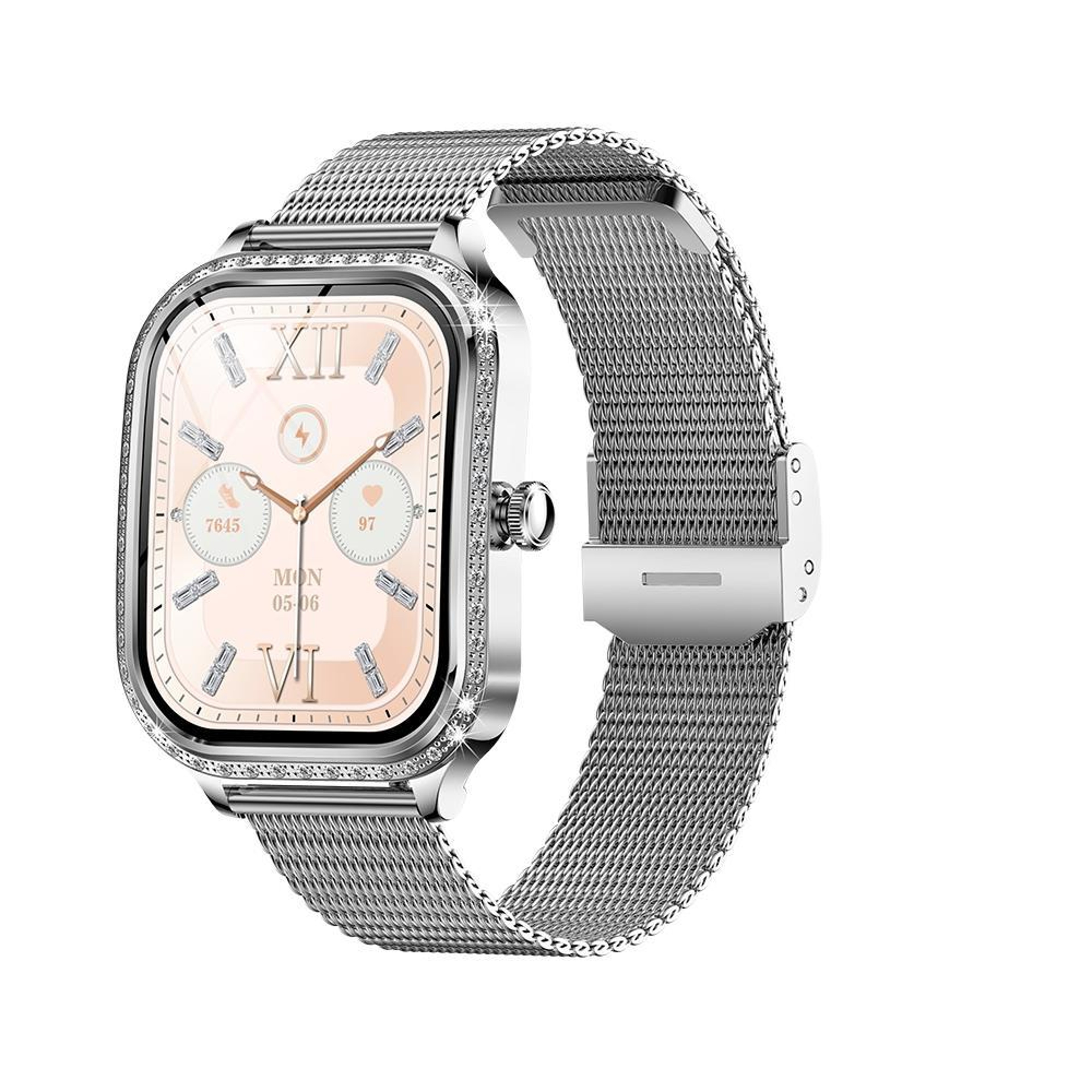 QS01 175 Inch Smart Watch With Bluetooth Calling Heart Rate Monitor Fitness Tracker 0