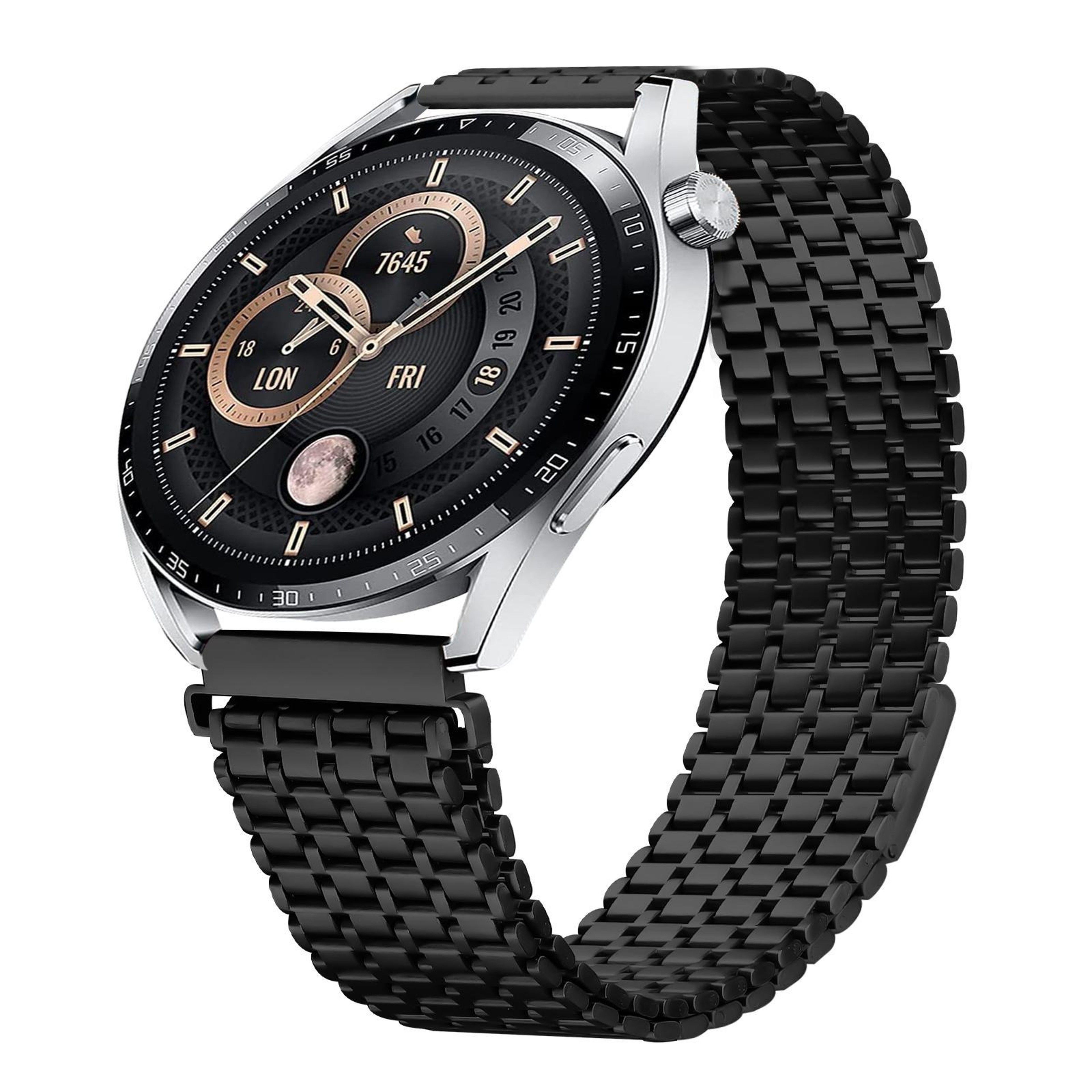 Magnetic Watch Band Stainless Steel Nine Bead Metal Watch Strap With Magnetic Buckle 7