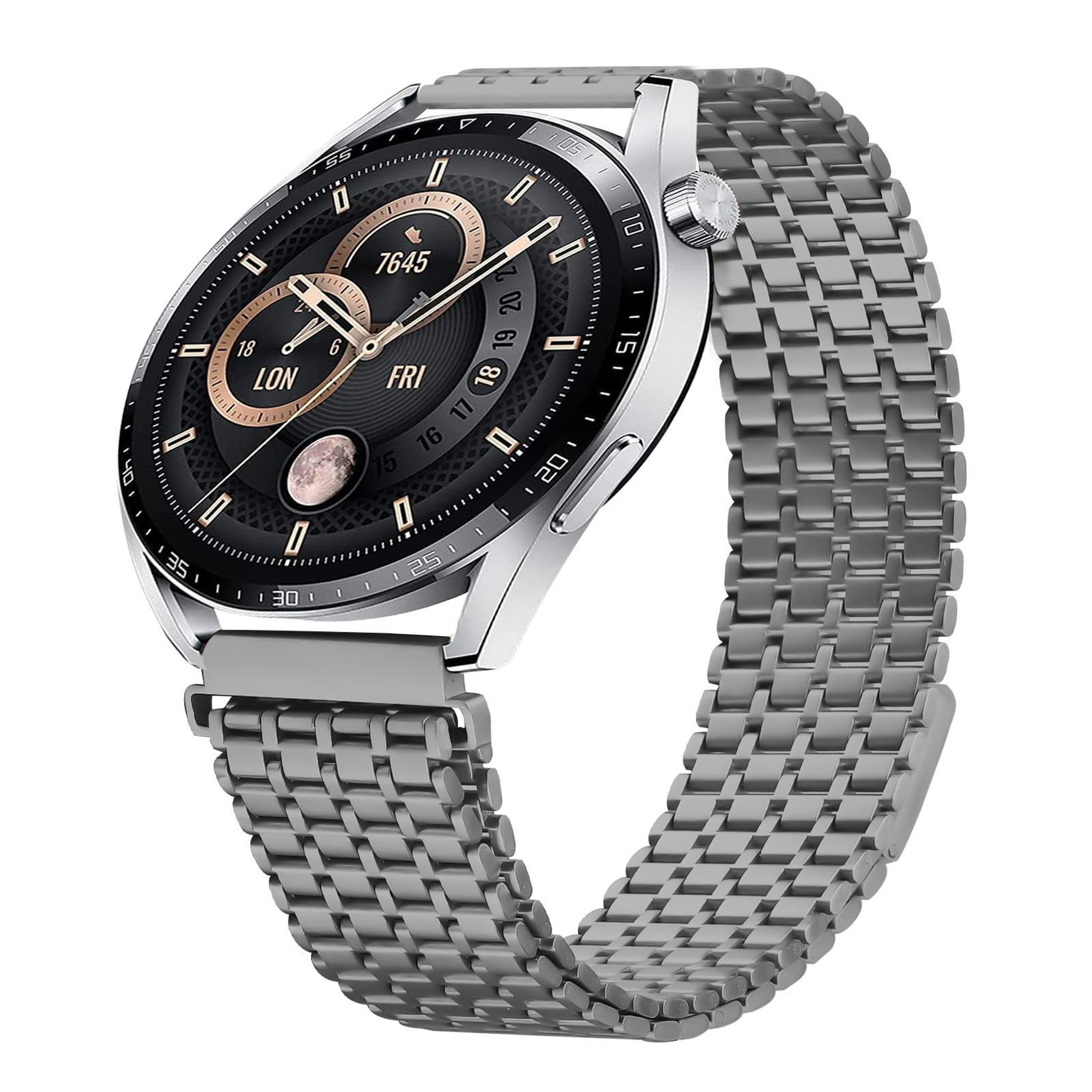 Magnetic Watch Band Stainless Steel Nine Bead Metal Watch Strap With Magnetic Buckle 11