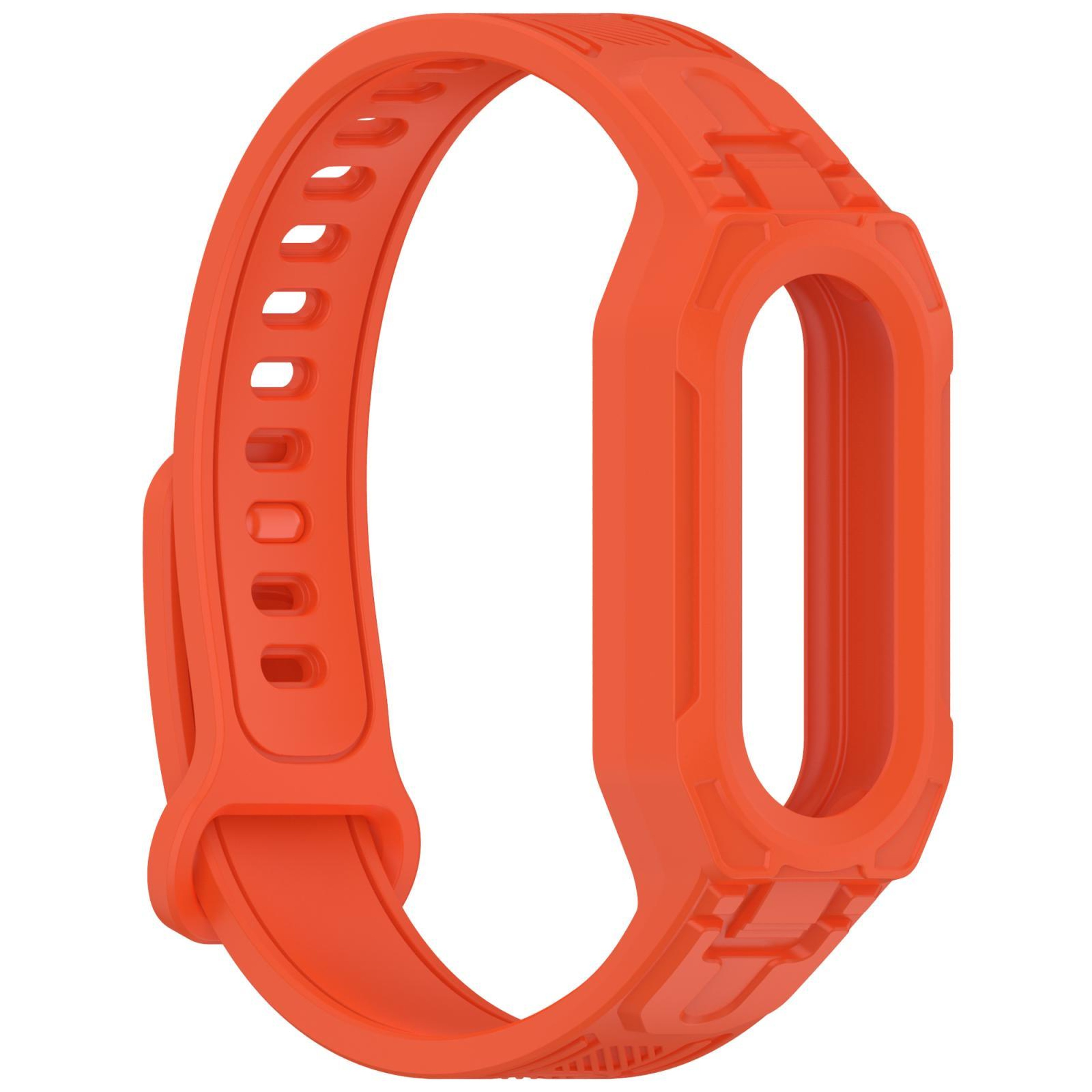 Xiaomi Smart Band 9 8 7 6 5 Silicone Watch Band Twill Integrated Protective Watch Strap 6