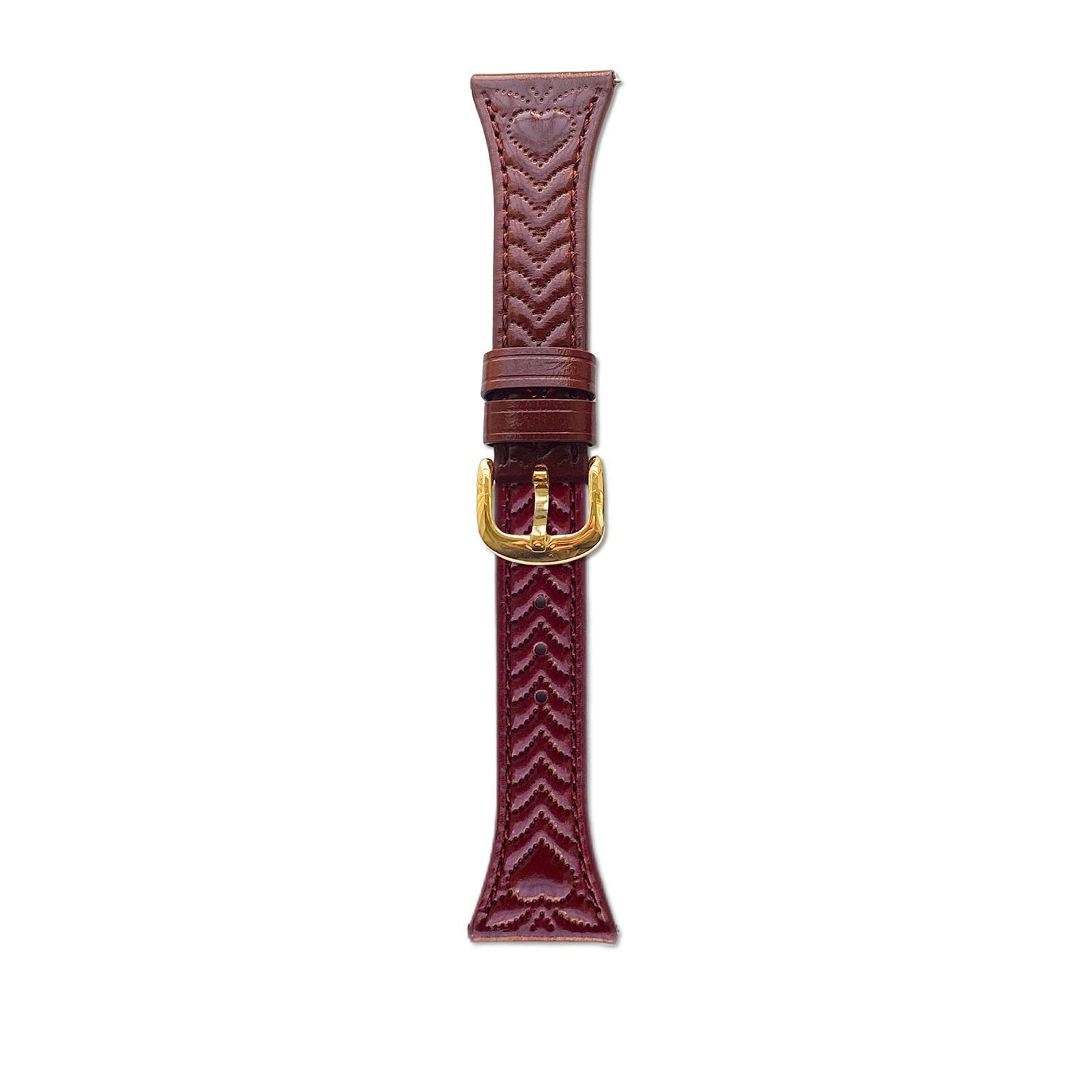 COROS Pace 3 Leather Watch Band 22mm Heart Embossed Soft Replacement Strap 11