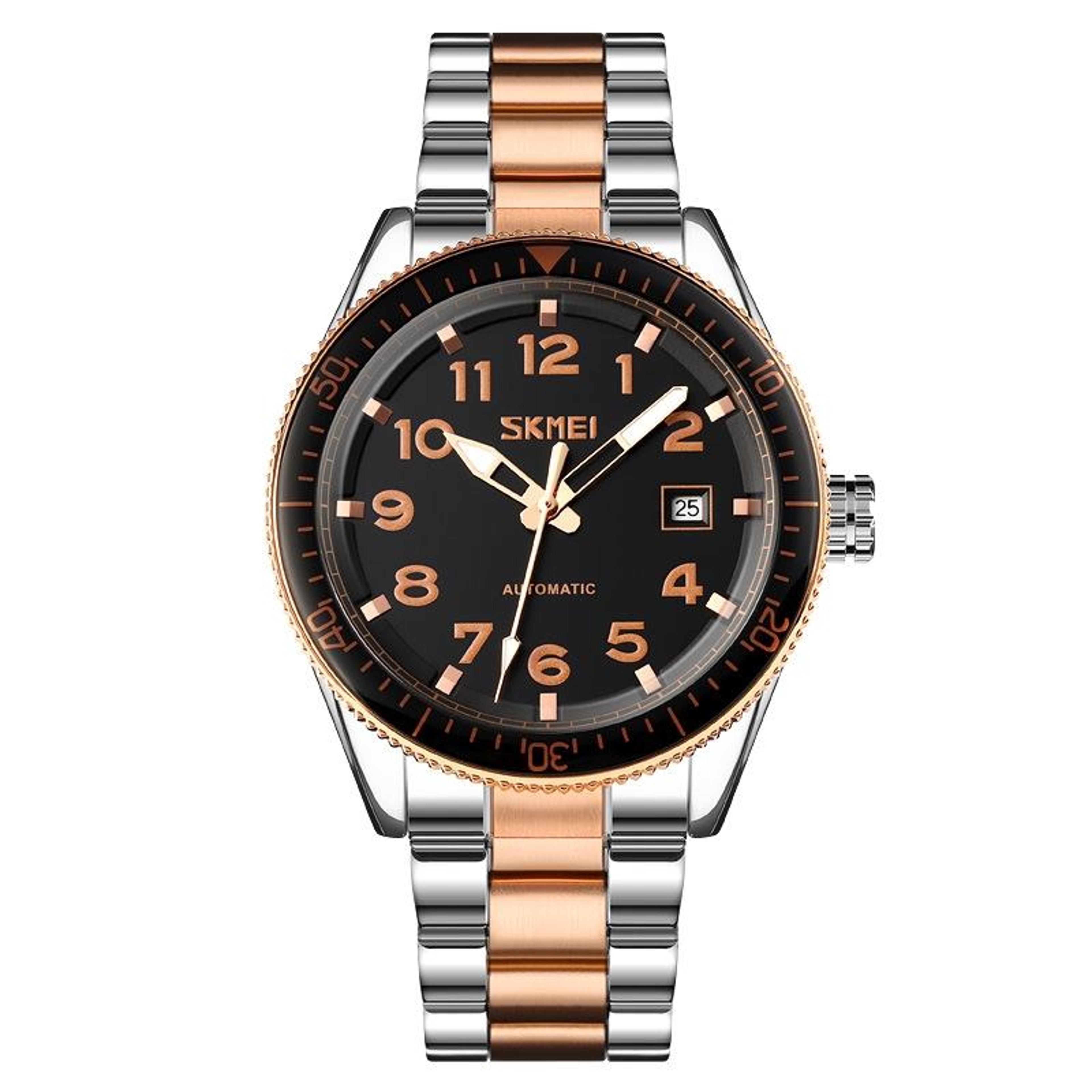 SKMEI 9232 Quartz Watch Waterproof Stainless Steel Watch With Date Display 6