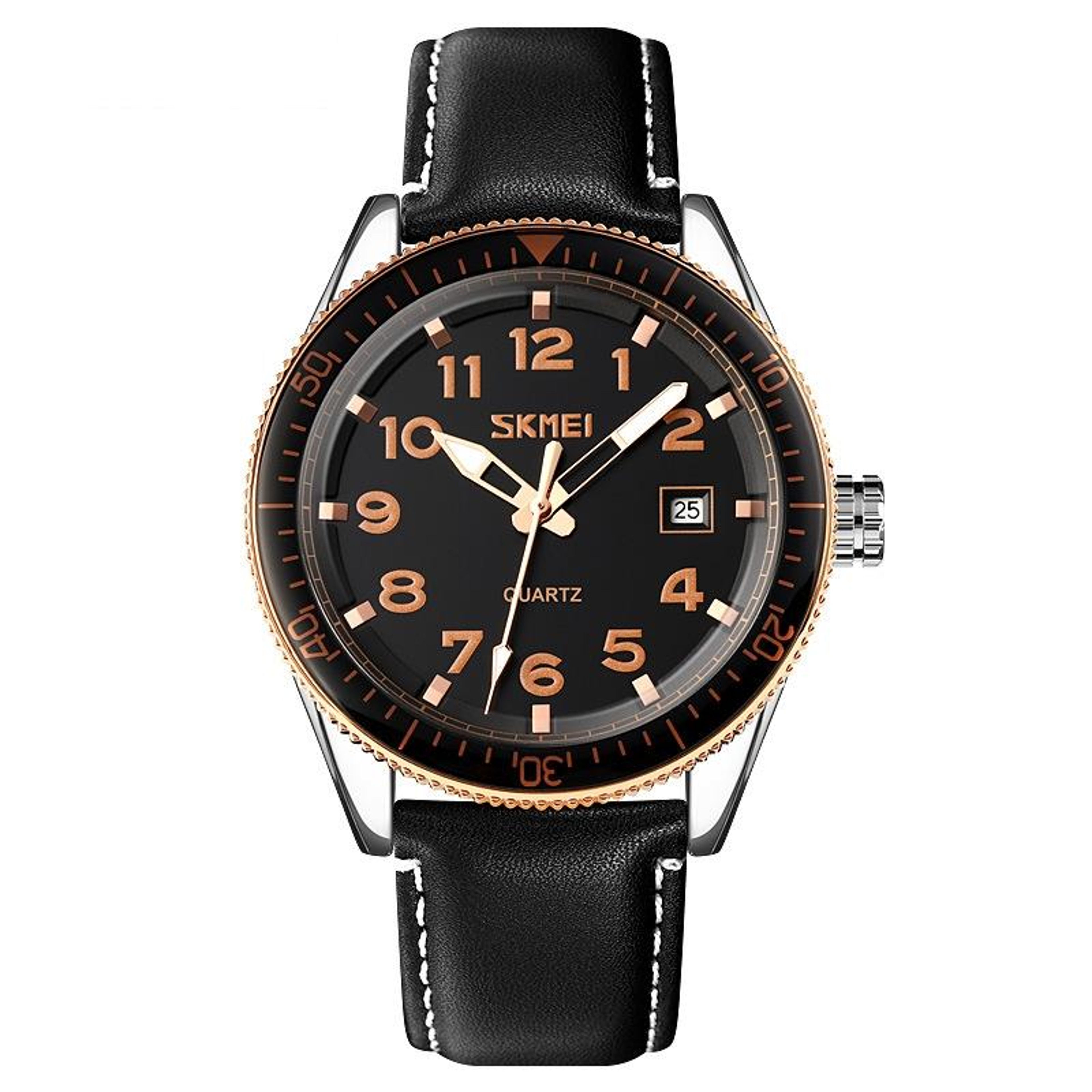 SKMEI 9232 Quartz Watch Waterproof Stainless Steel Watch With Date Display 11