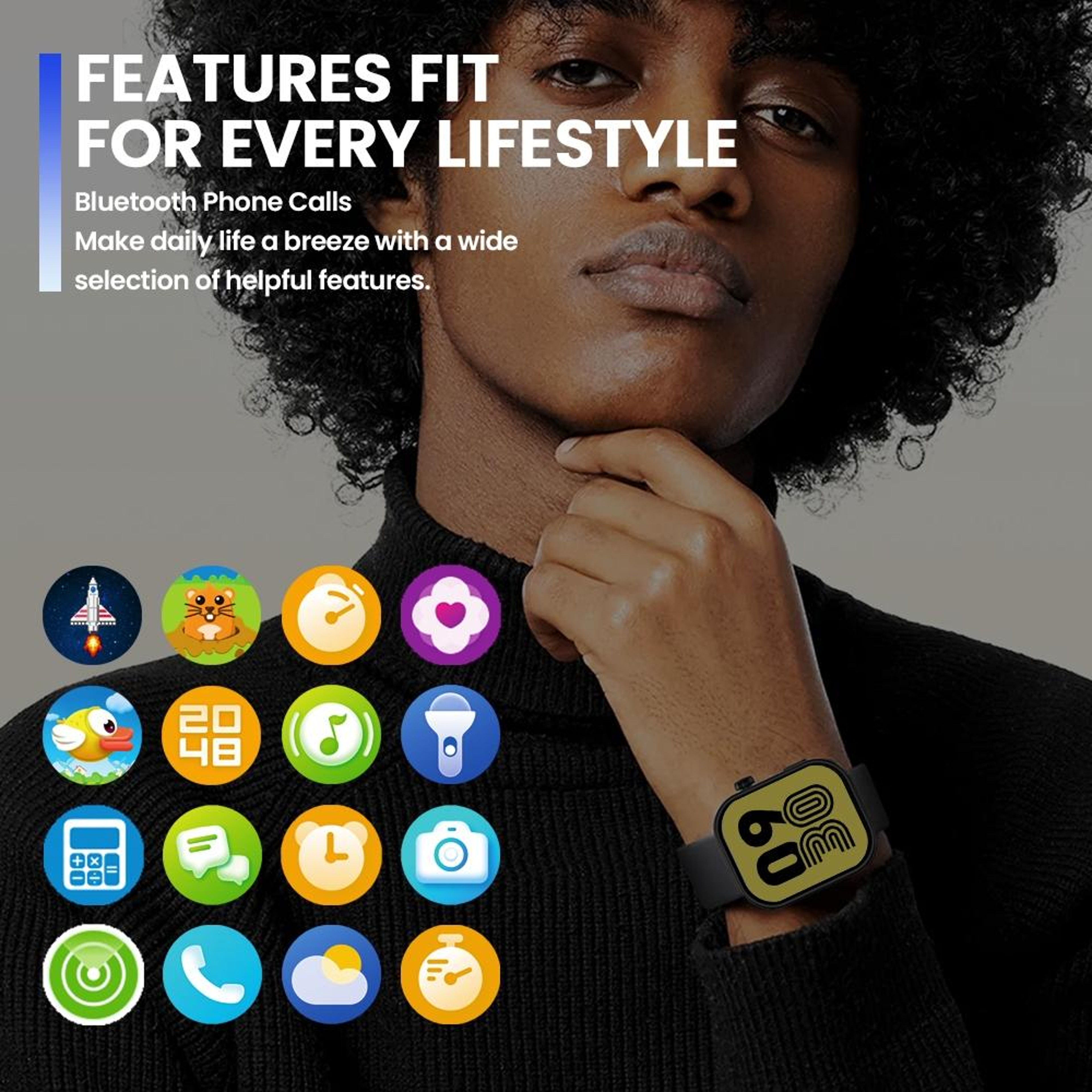 Zeblaze Btalk Plus Bluetooth Calling Smartwatch With 203 Inch HD Display Heart Rate  SpO2 Monitor 10
