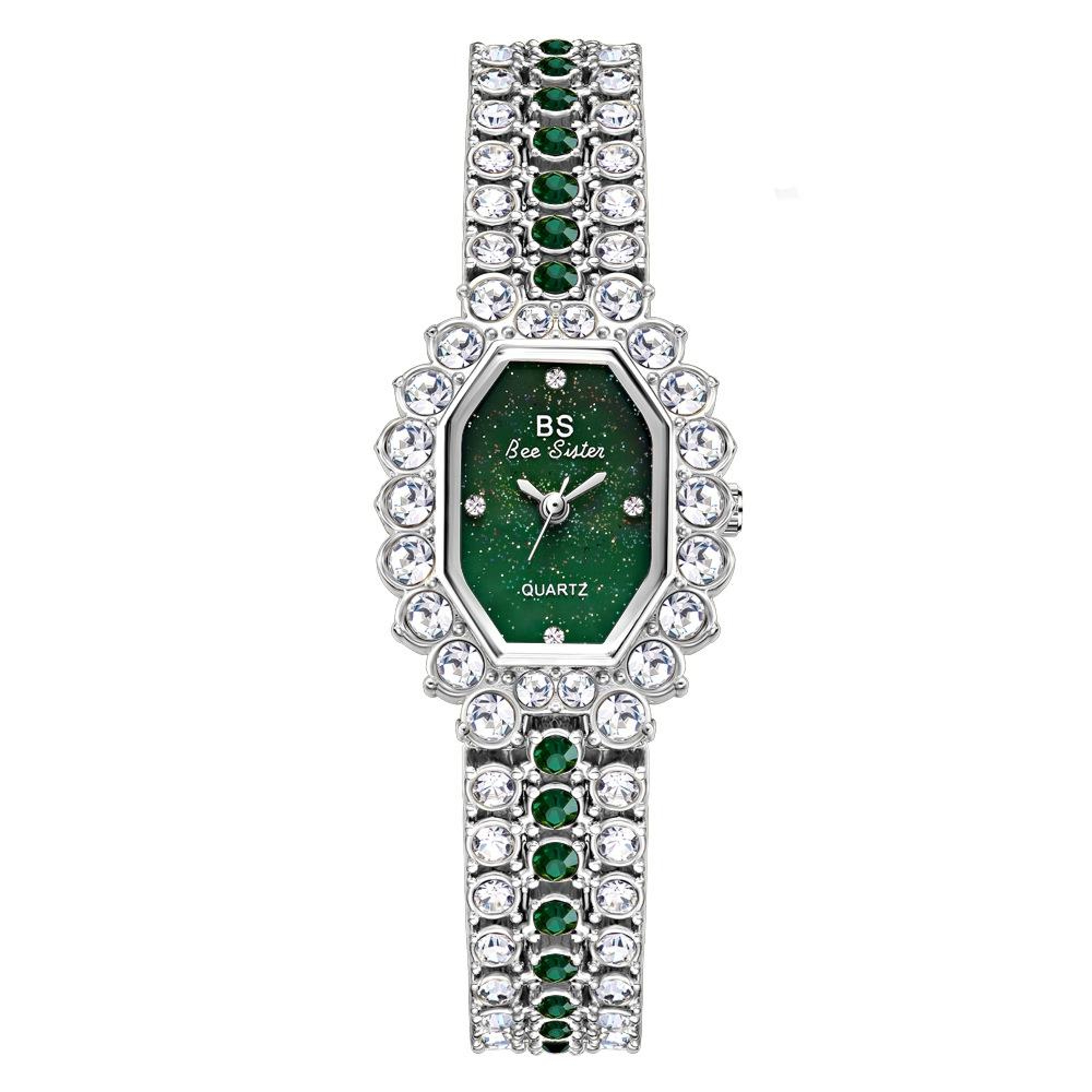 BS Bee Sister FA1581 Diamond Women Watch Luxury Quartz Watch Glitter Bracelet Wristwatch 7