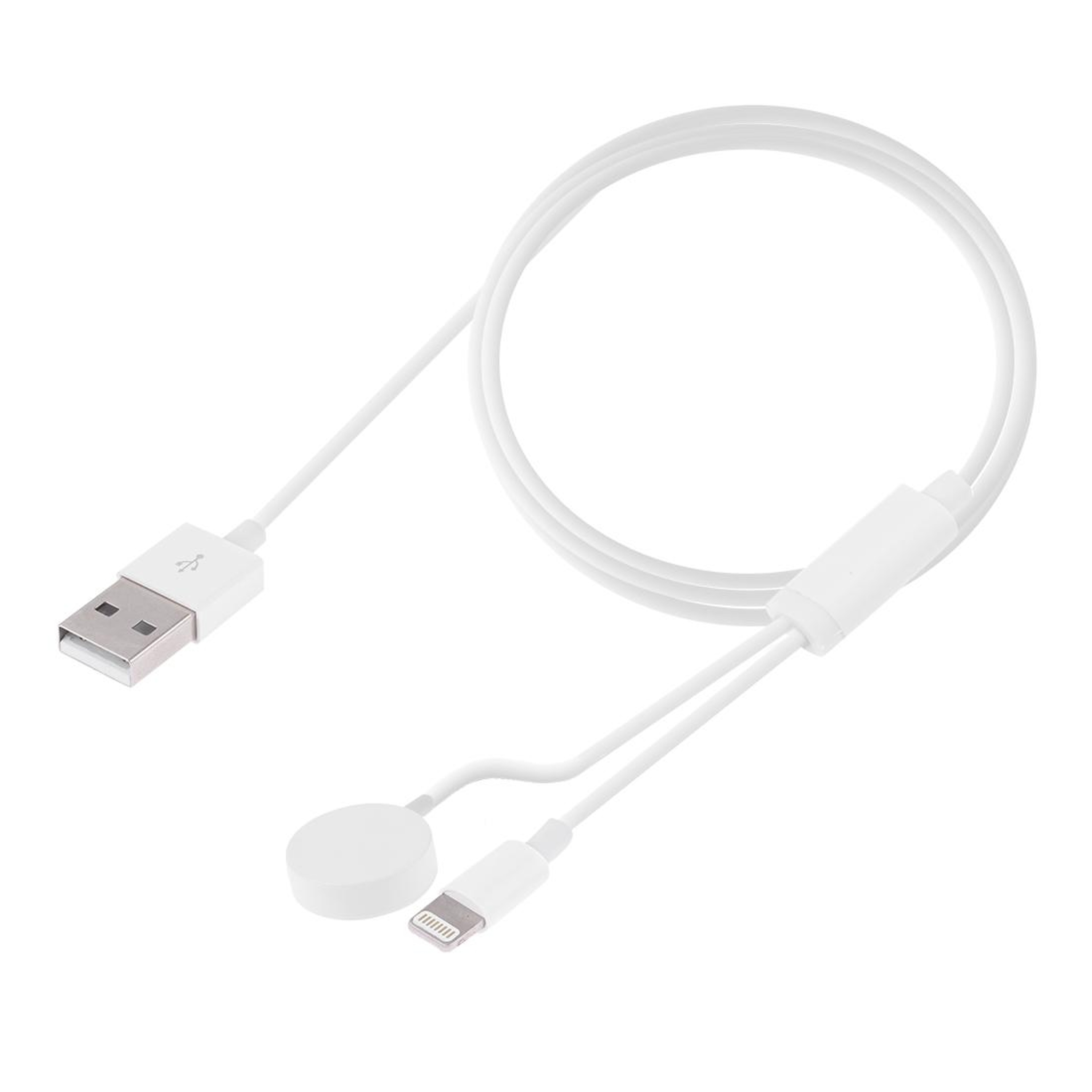 2 In 1 Apple Watch Charger And IPhone Charging Cable 8 Pin Magnetic Fast Charging Cable 3