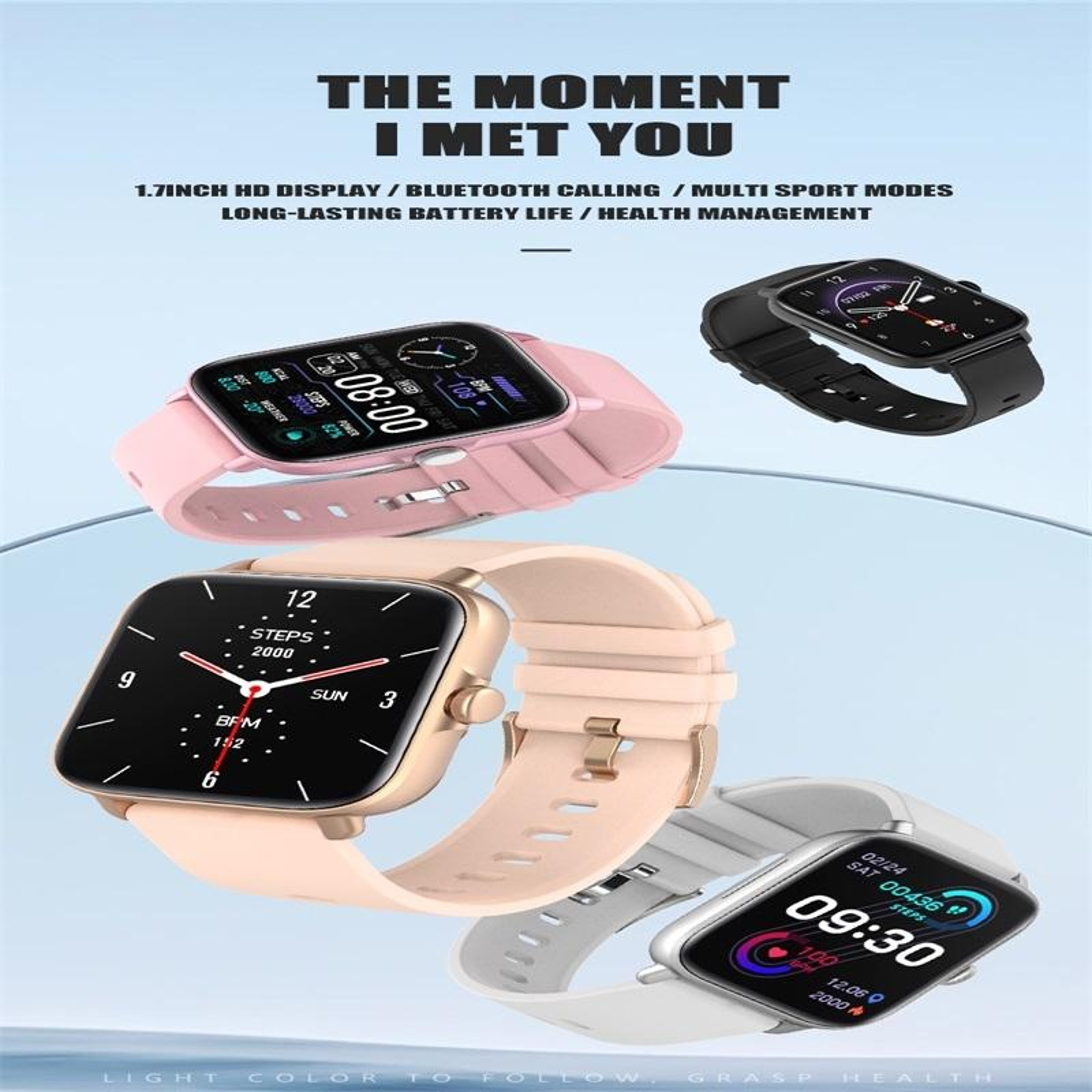 Y22 Bluetooth Smart Watch 17 Inch HD Fitness Tracker Watch With IP67 Waterproof 5