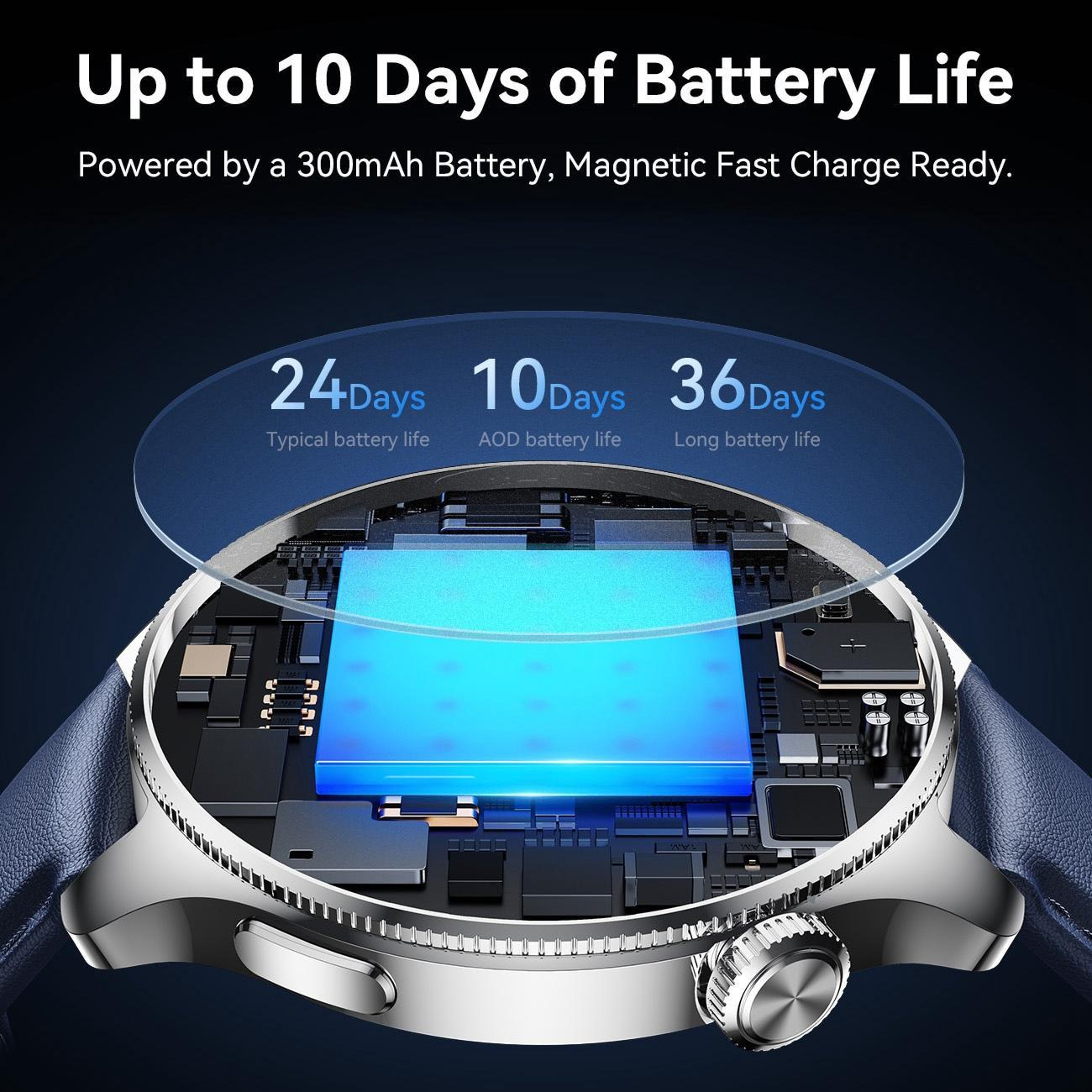 JOYROOM JR FC3 Bluetooth Smart Watch With Calling AMOLED Display Heart Rate Monitor IP68 Waterproof 5
