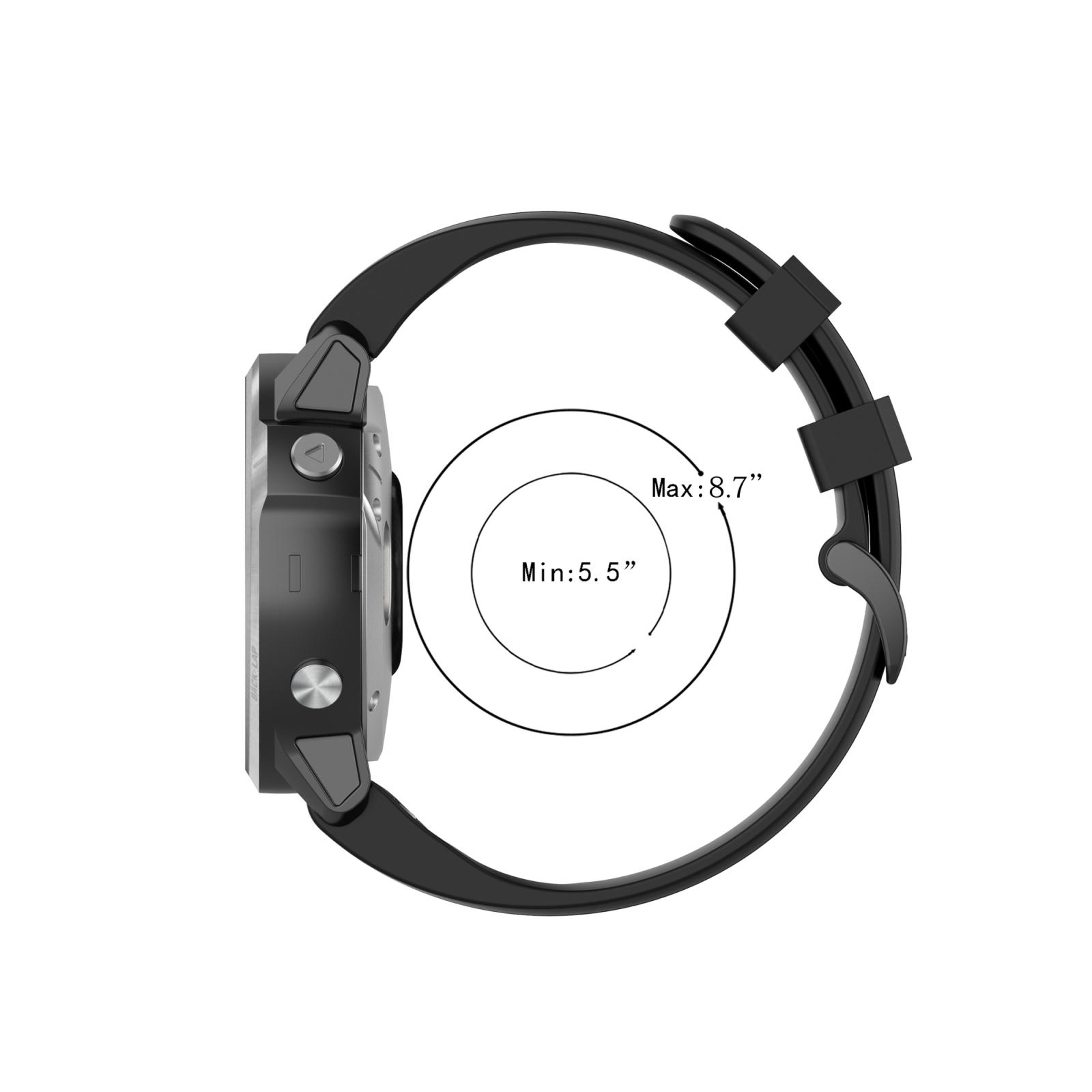 Garmin Fenix 7S 20mm Silicone Watch Band Quick Release Soft Waterproof Replacement Strap 9