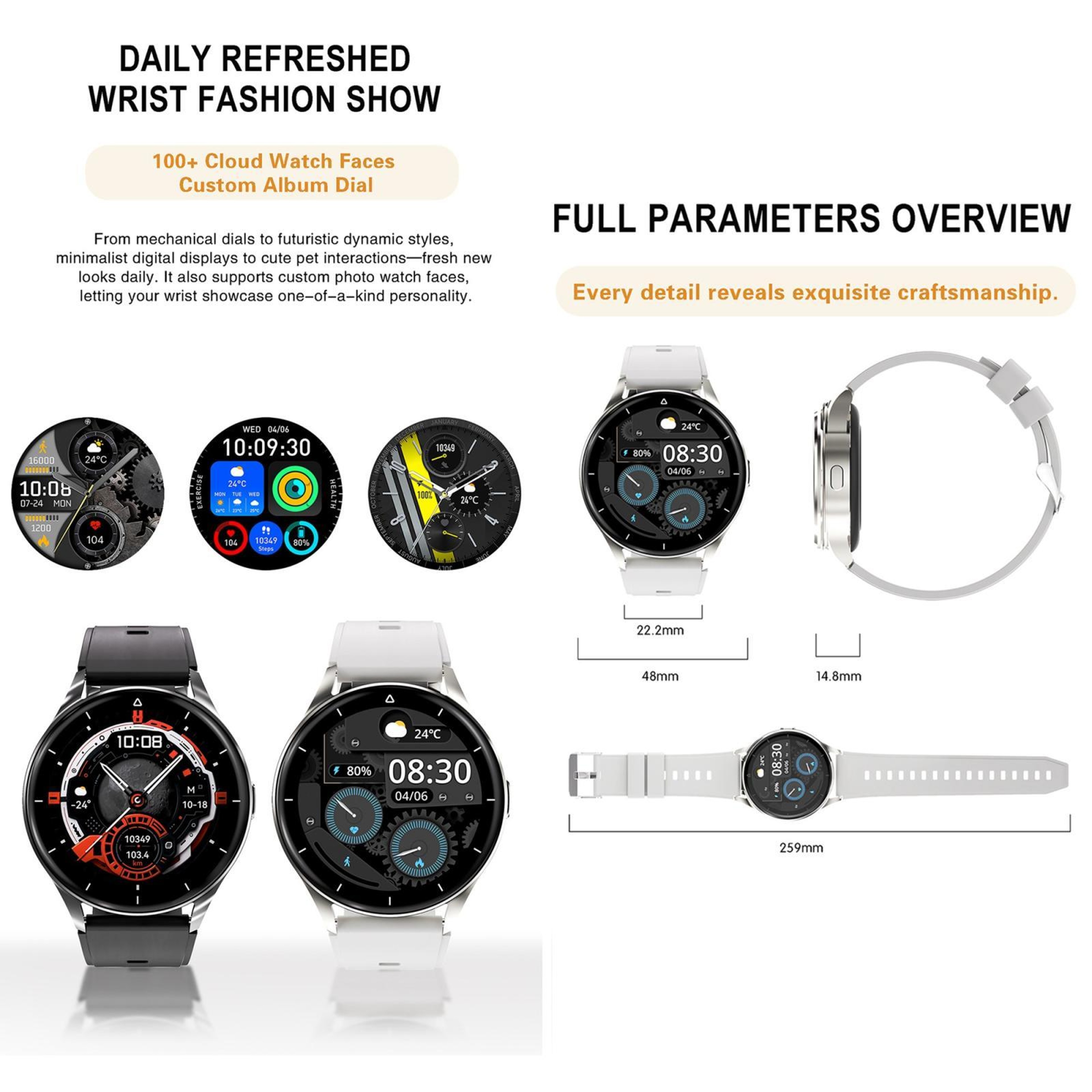 X10 Pro Smart Watch With Bluetooth Earbuds 145 Inch HD Display Fitness Tracker Bluetooth Calling 7