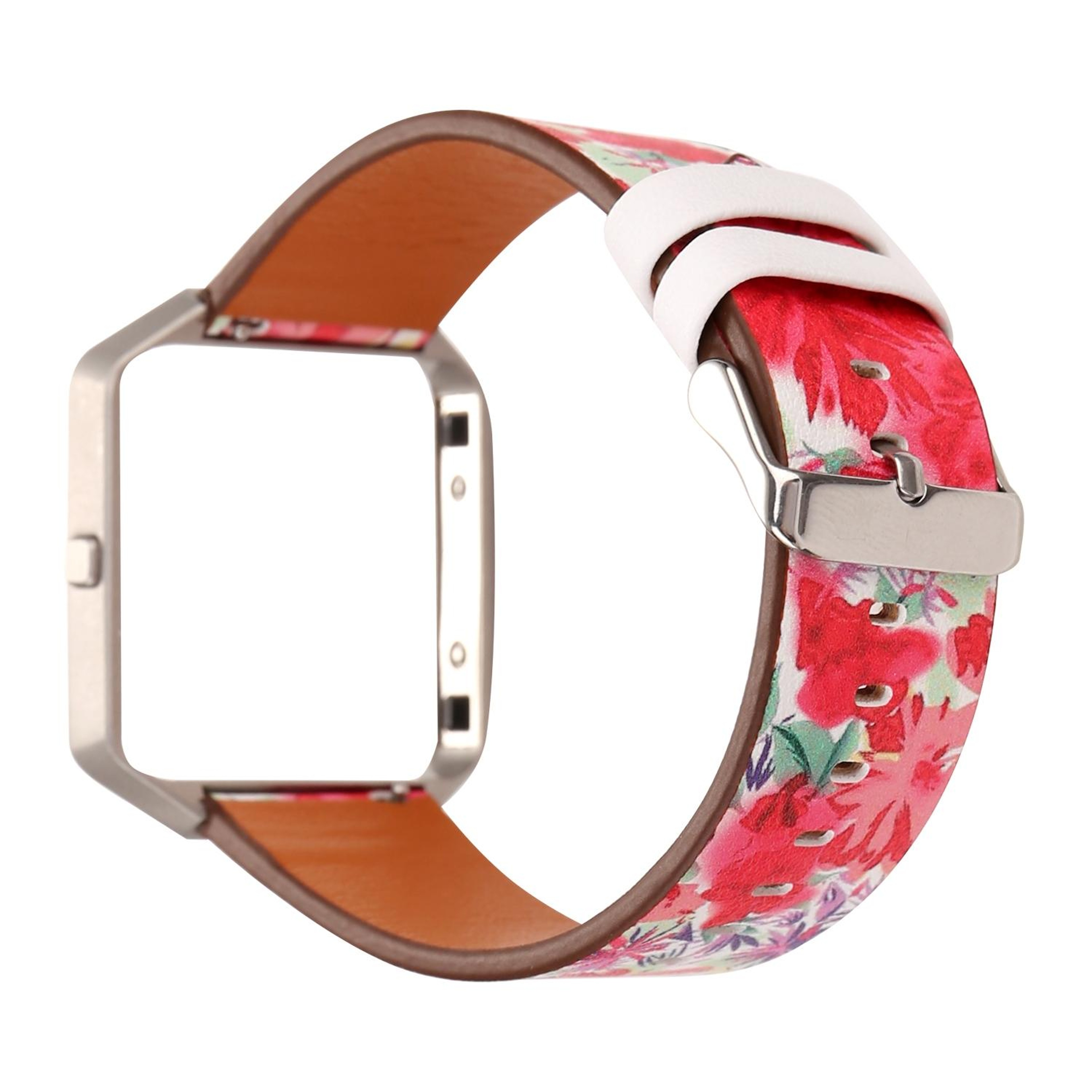 Fitbit Blaze Leather Watch Band Adjustable Replacement Strap With Classic Buckle 13