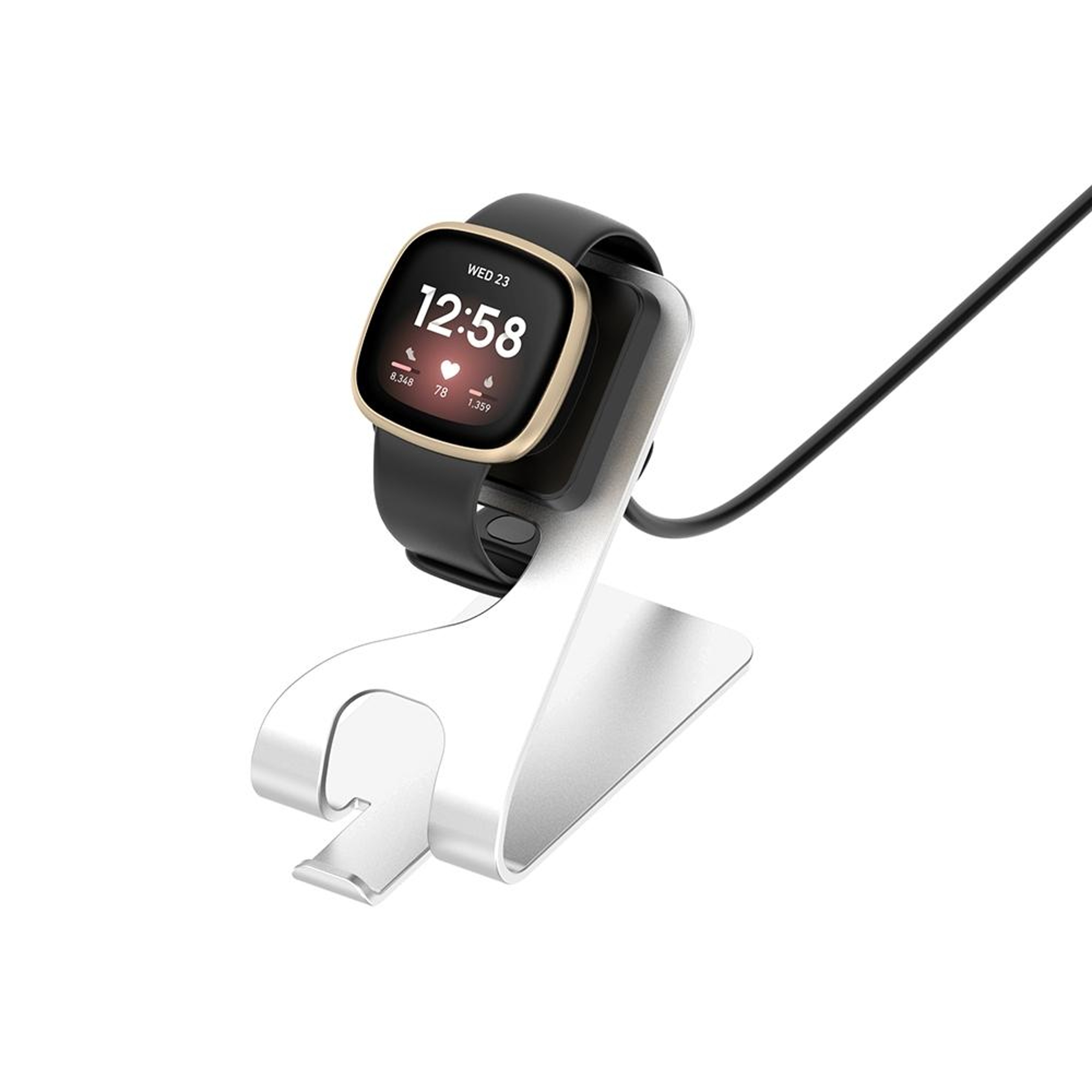 Fitbit Ace LTE Watch Charger Aluminum Alloy Charging Stand Portable Charging Dock 4