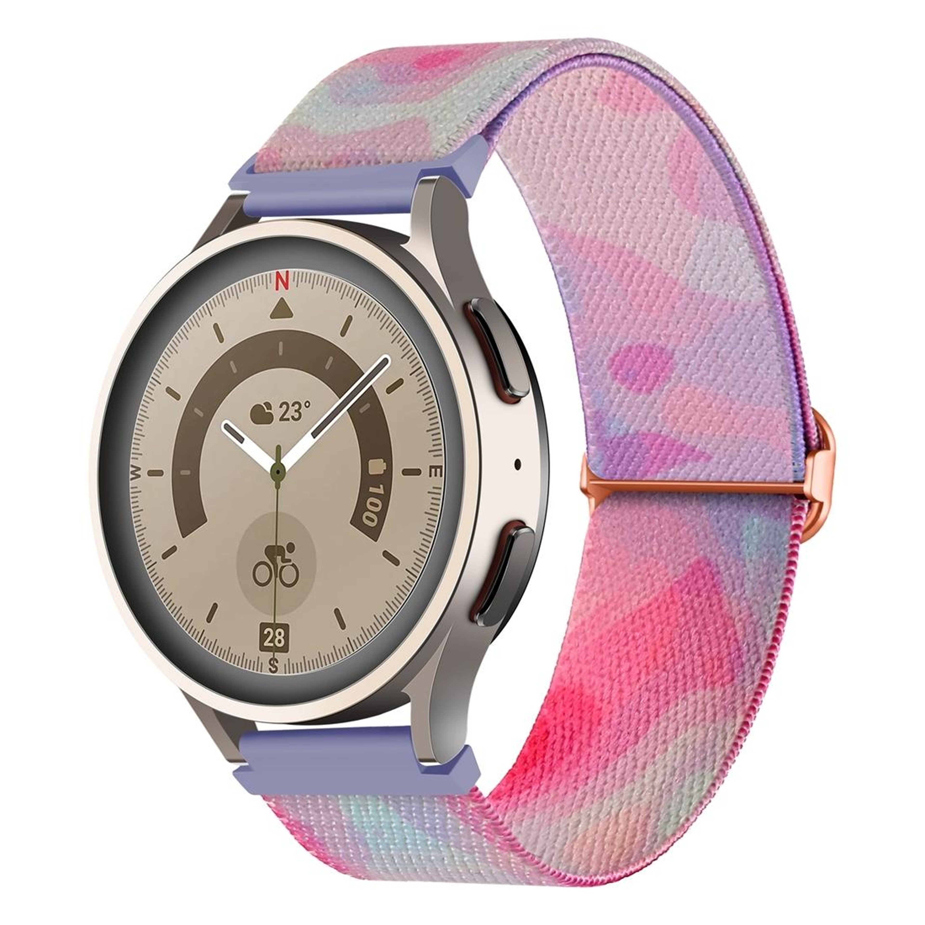 Colorful Nylon Watch Band For Coros Apex Pro And Apex 46mm Breathable Woven Strap 12