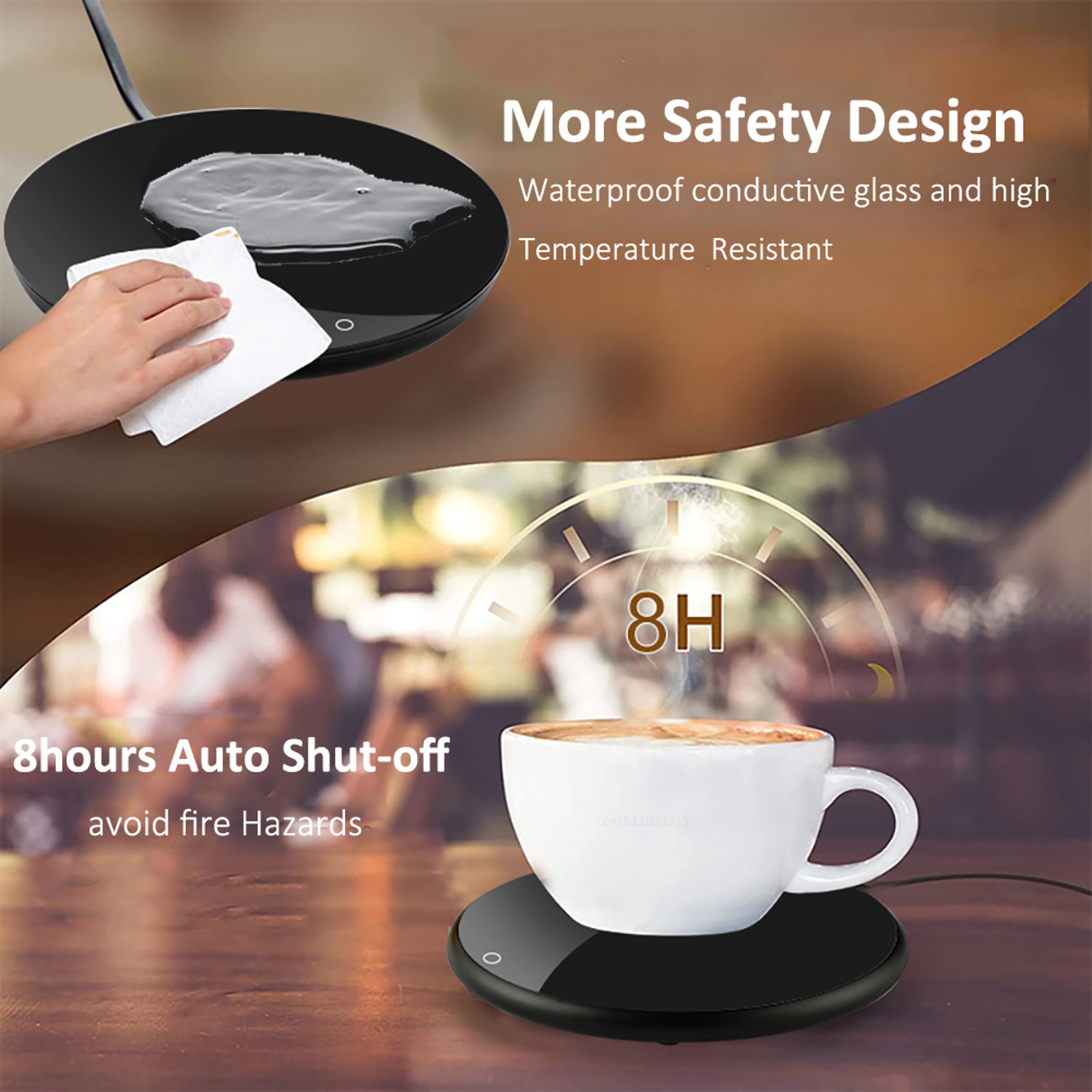 Mug Warmer For Office Home Electric Milk Tea Coffee Cup Warmer Coffee Heating Coaster Cup Cup Heate 5